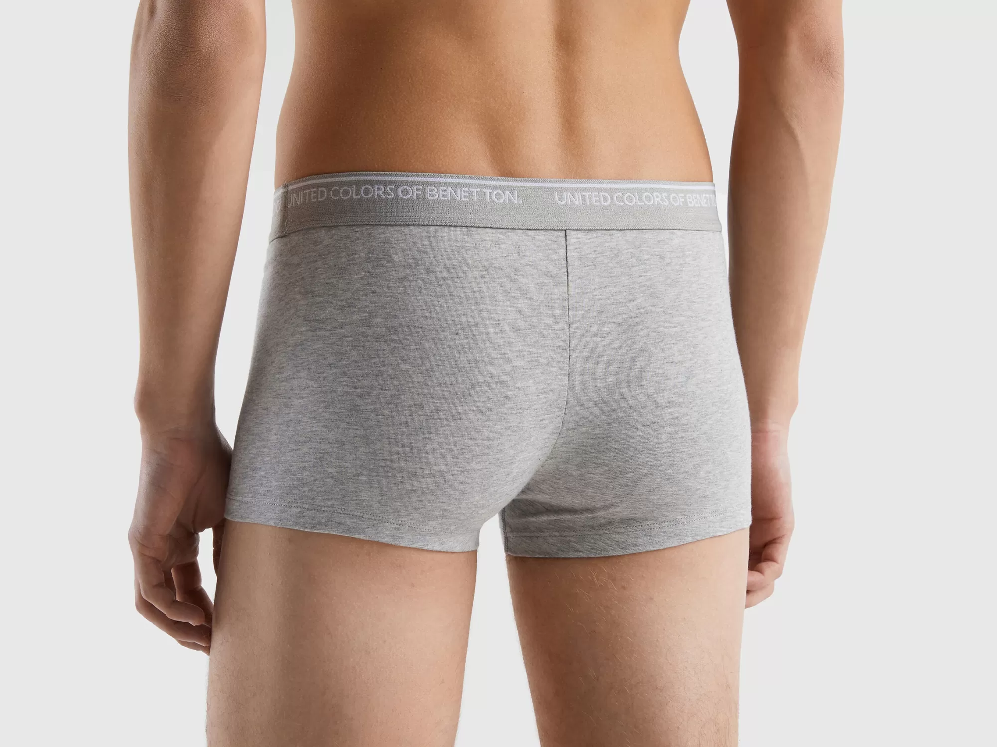 Benetton Boxer Ajustado De Algodón Organico-Hombre Ropa Interior Y Pijamas