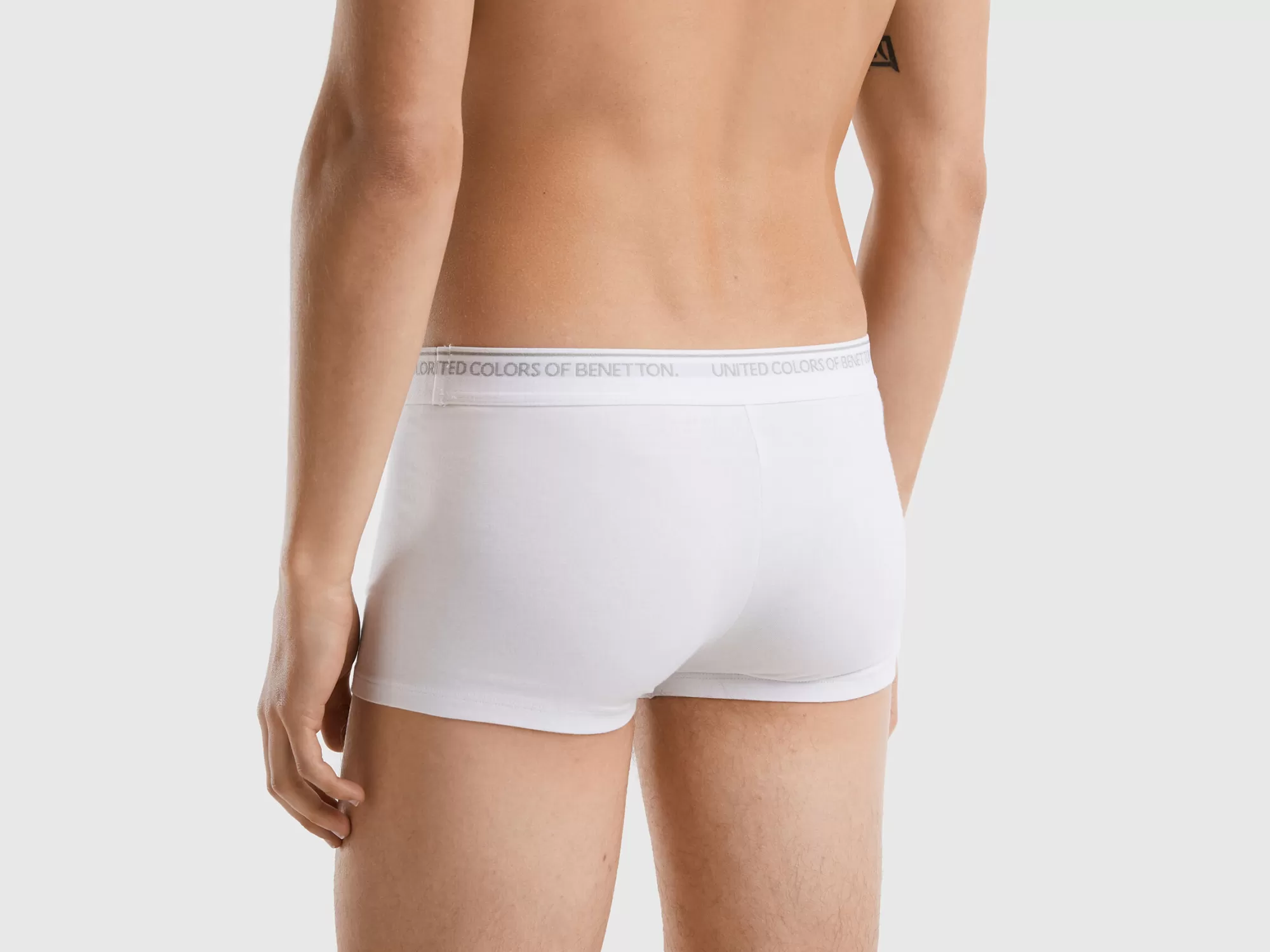 Benetton Boxer Ajustado De Algodón Organico-Hombre Ropa Interior Y Pijamas