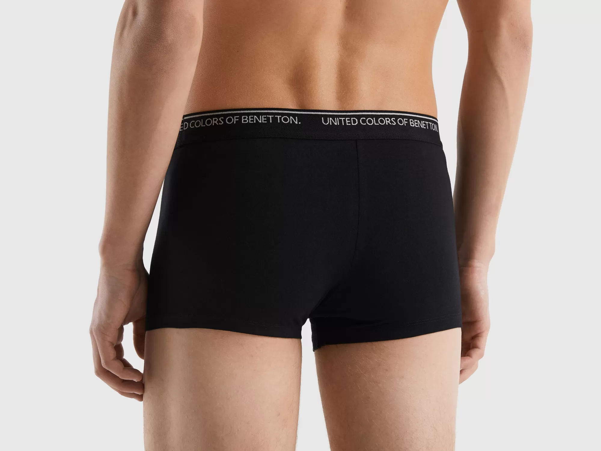 Benetton Boxer Ajustado De Algodón Organico-Hombre Ropa Interior Y Pijamas