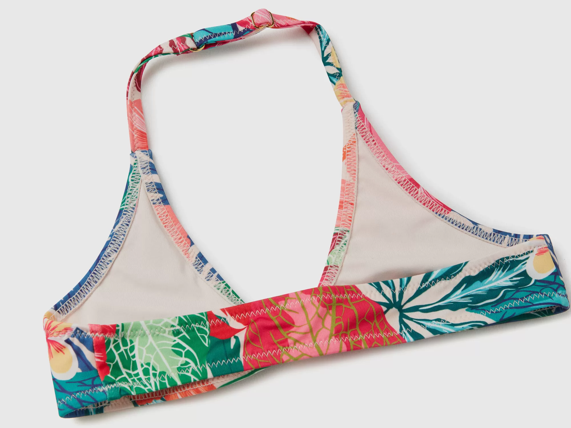 Benetton Braguita De Bikini Con Estampado Floral-Niños Banadores Y Ropa De Playa