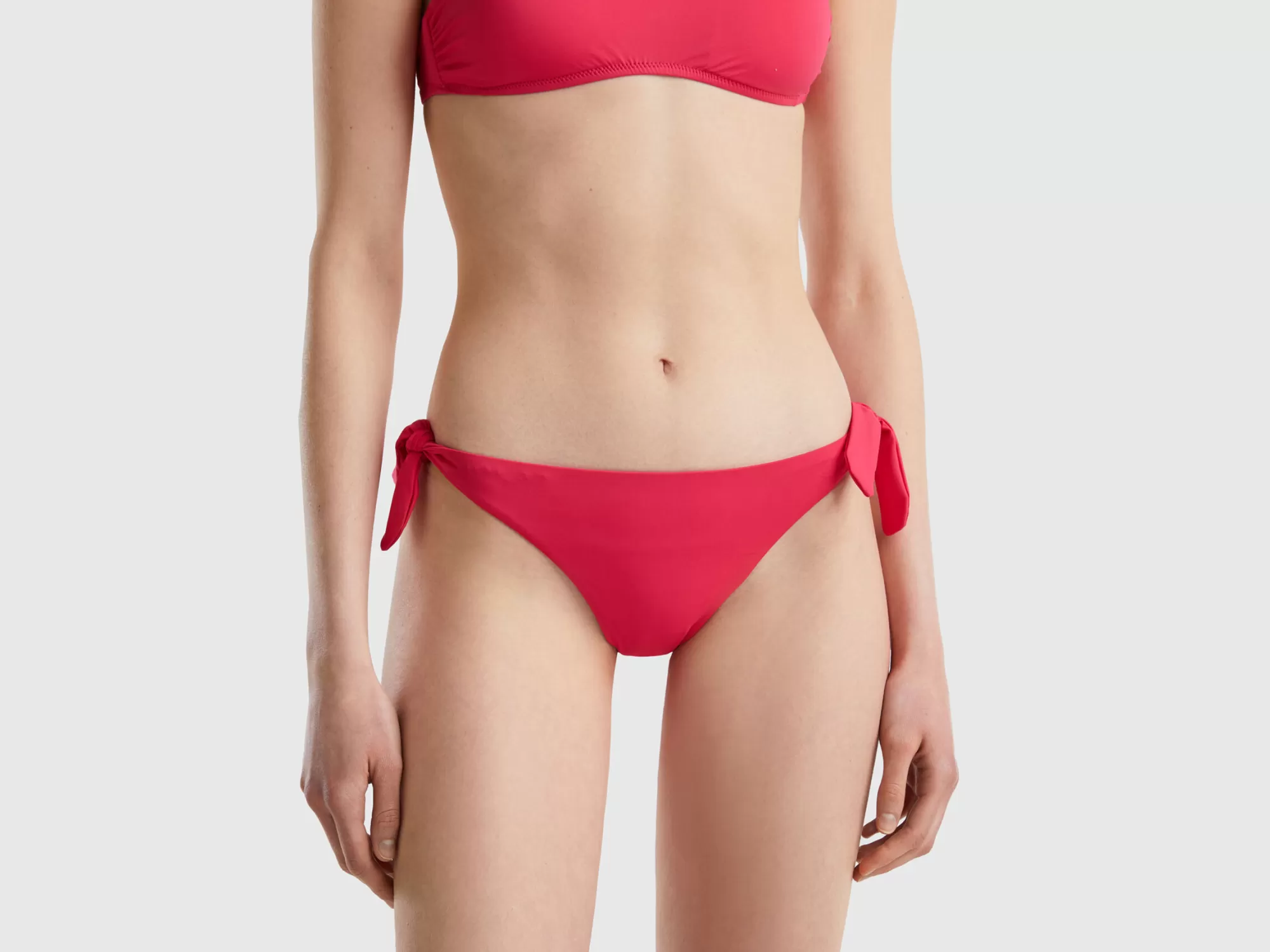 Benetton Braguita De Bikini Con Lazos Laterales-Mujer Banadores Y Ropa De Playa