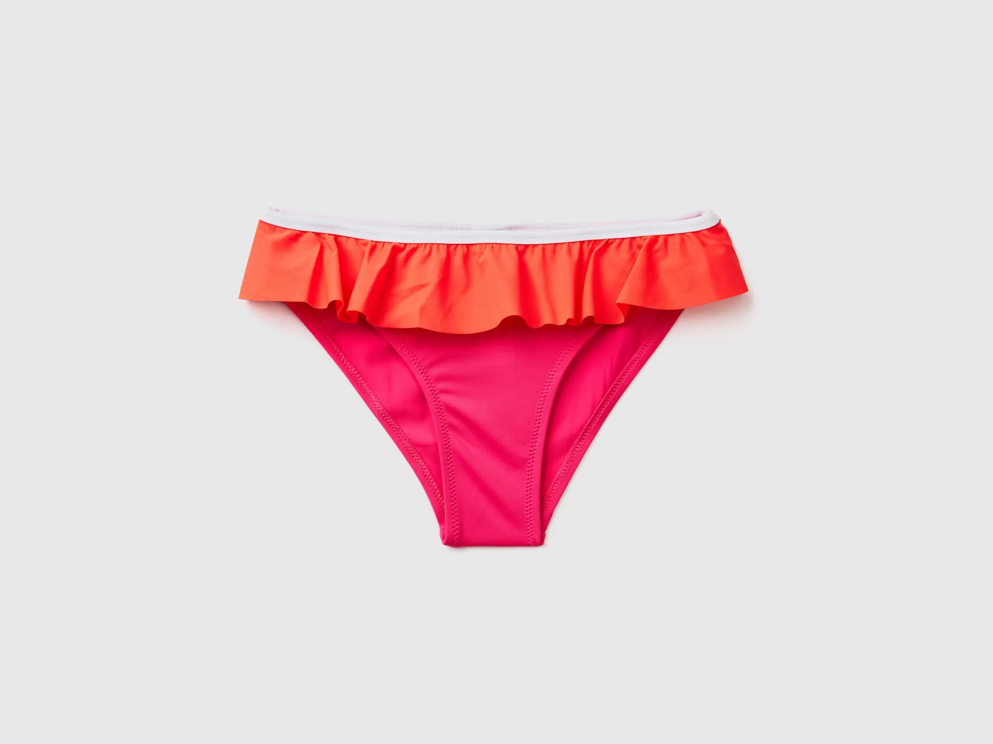 Benetton Braguita De Bikini De Econyl® Con Volante-Niños Banadores Y Ropa De Playa