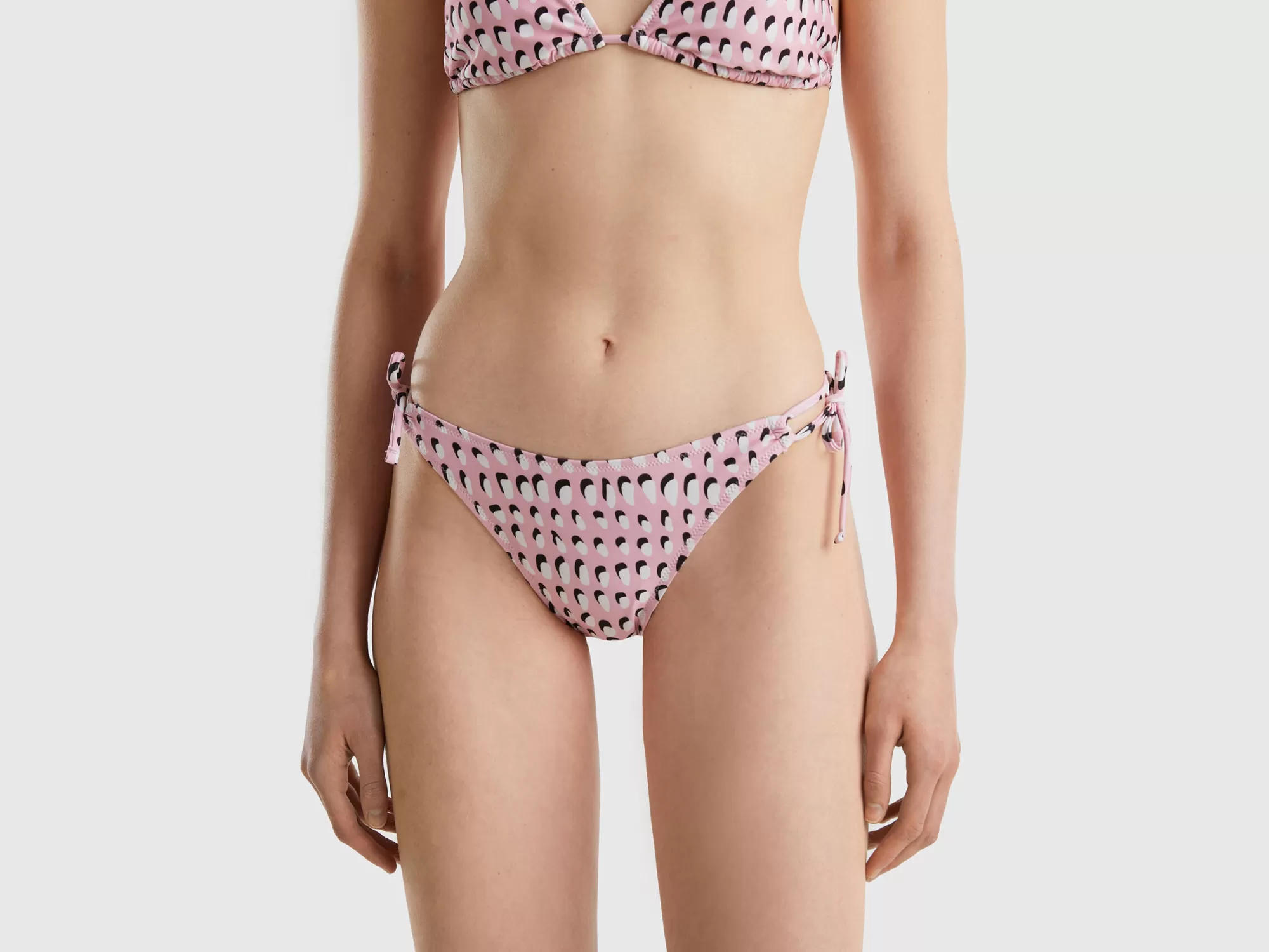 Benetton Braguita De Bikini Estampada-Mujer Banadores Y Ropa De Playa