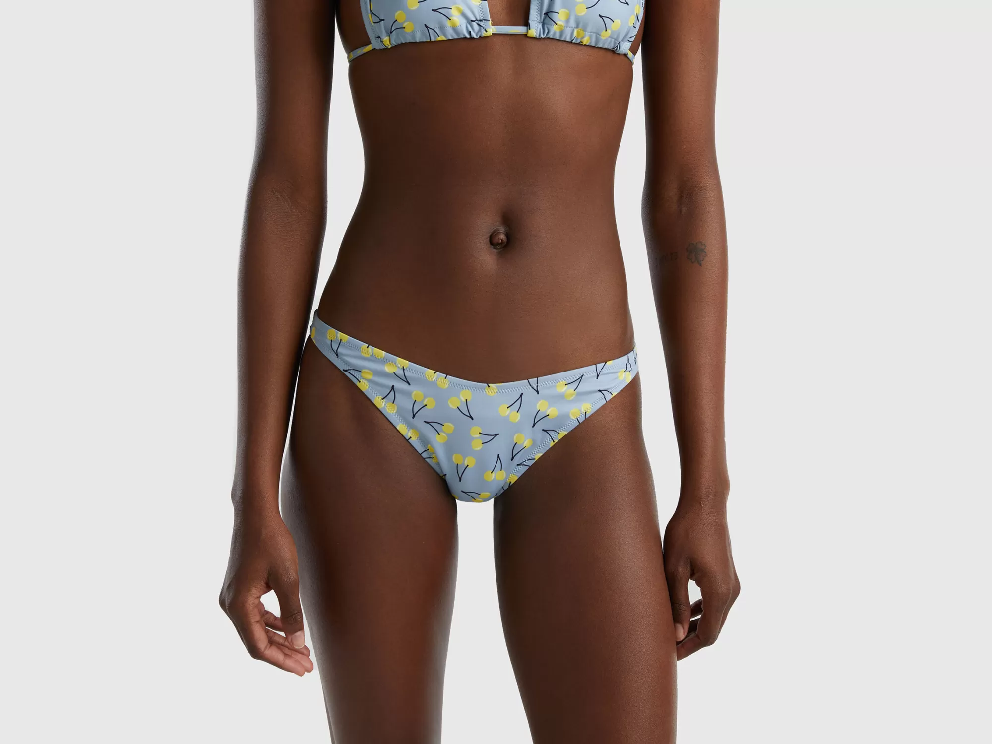 Benetton Braguita De Bikinicon Estampado De Cerezas-Mujer Banadores Y Ropa De Playa