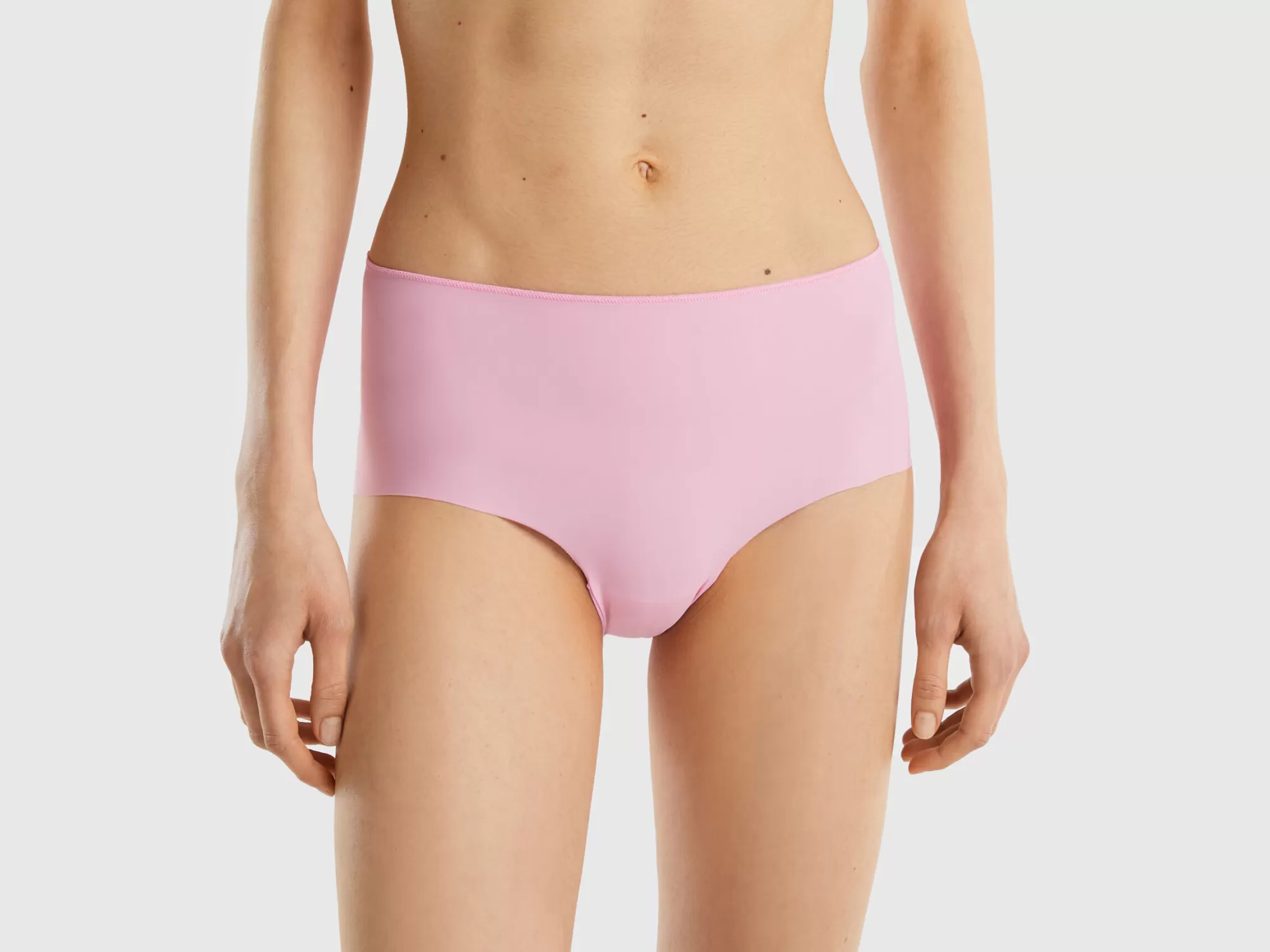 Benetton Braguita Escotada Con Encaje-Mujer Ropa Interior Y Pijamas