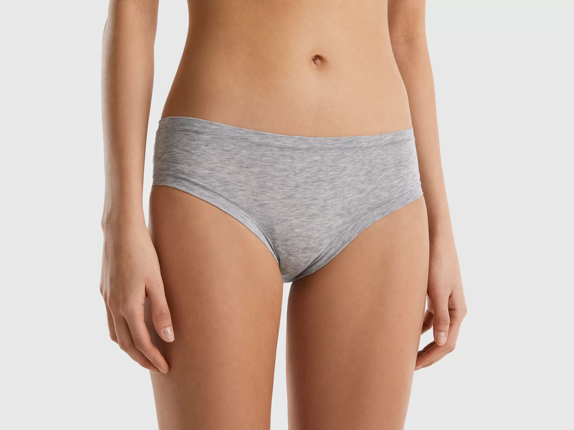 Benetton Braguita Escotada De Algodón Organico Super Stretch-Mujer Ropa Interior Y Pijamas