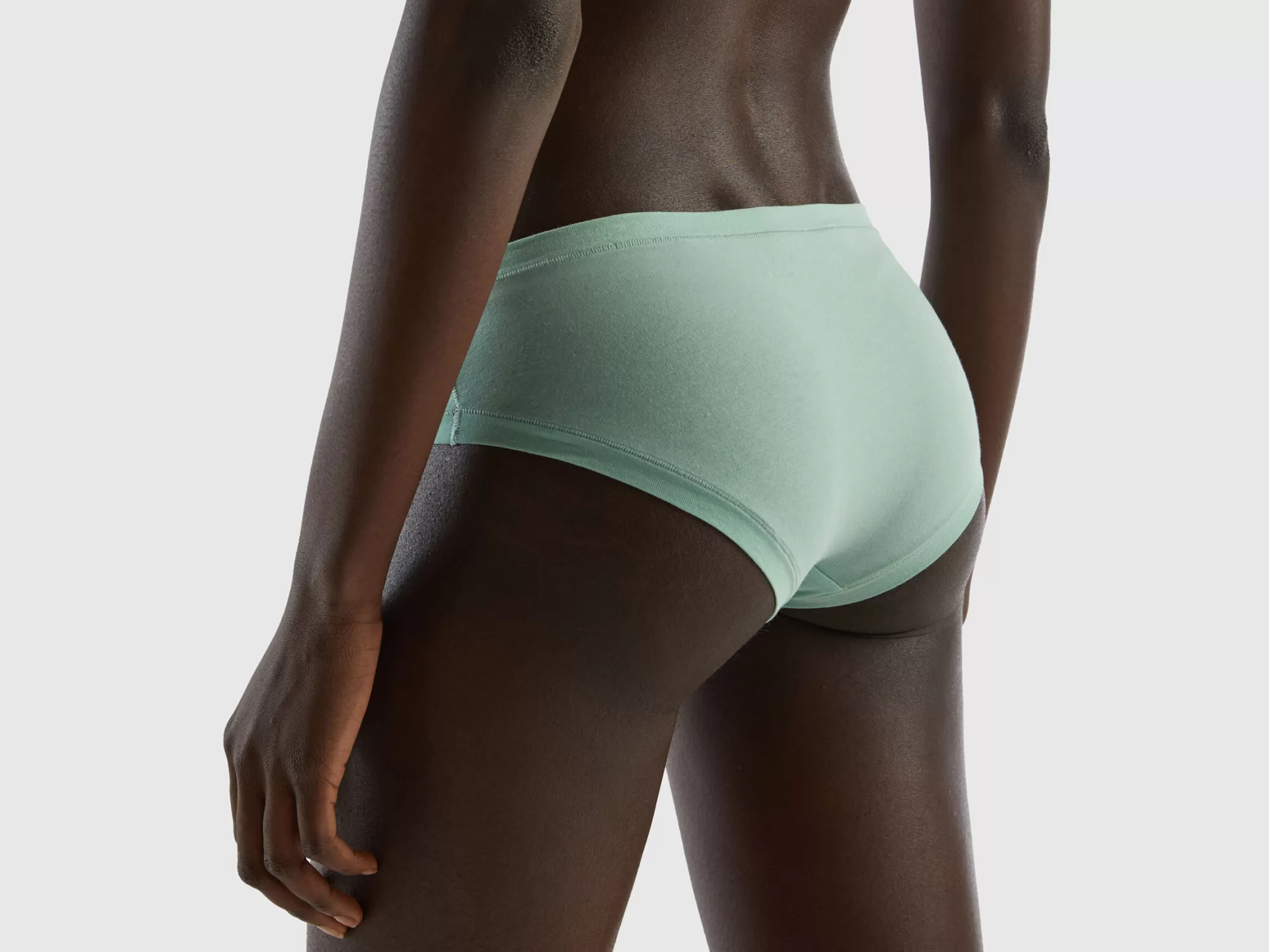 Benetton Braguita Escotada De Algodón Organico Super Stretch-Mujer Ropa Interior Y Pijamas