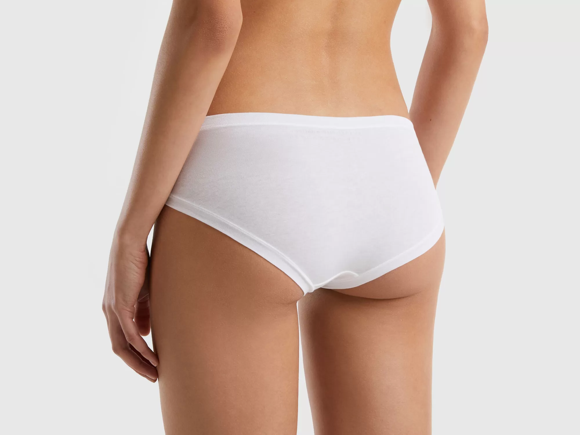 Benetton Braguita Escotada De Algodón Organico Super Stretch-Mujer Ropa Interior Y Pijamas