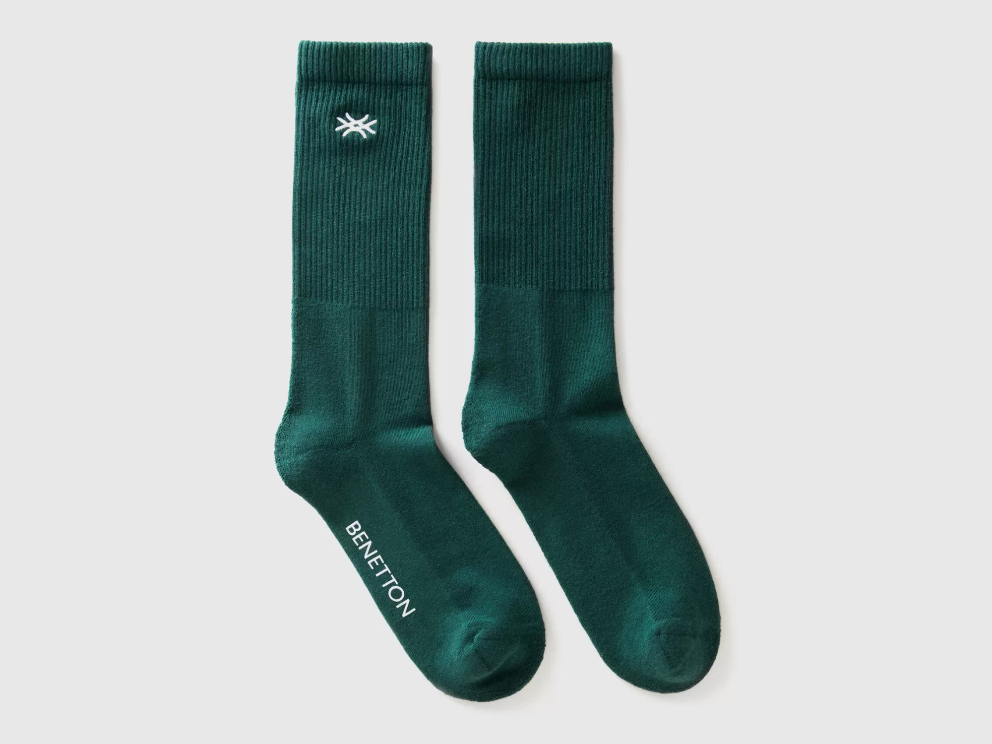 Benetton Calcetines Con Logotipo Bordado-Hombre Accesorios Y Calzado