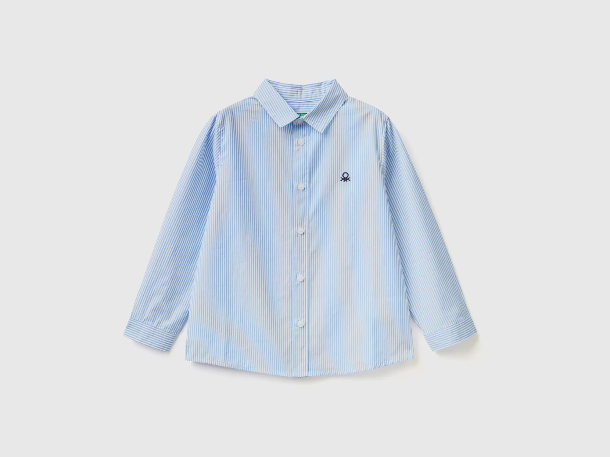 Benetton Camisa De 100 % Algodón-Niños Camisetas Y Camisas