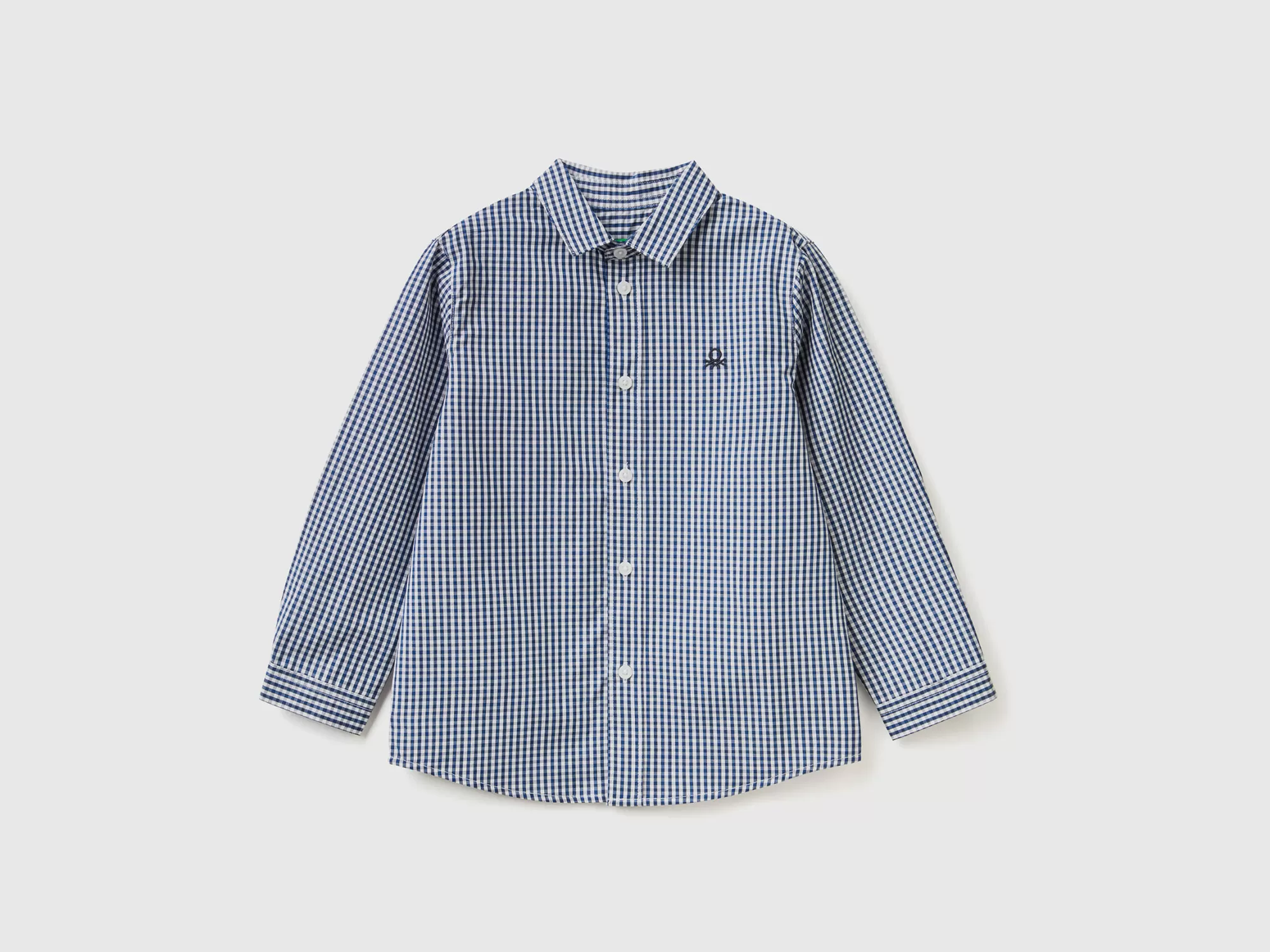 Benetton Camisa De 100 % Algodón-Niños Camisetas Y Camisas