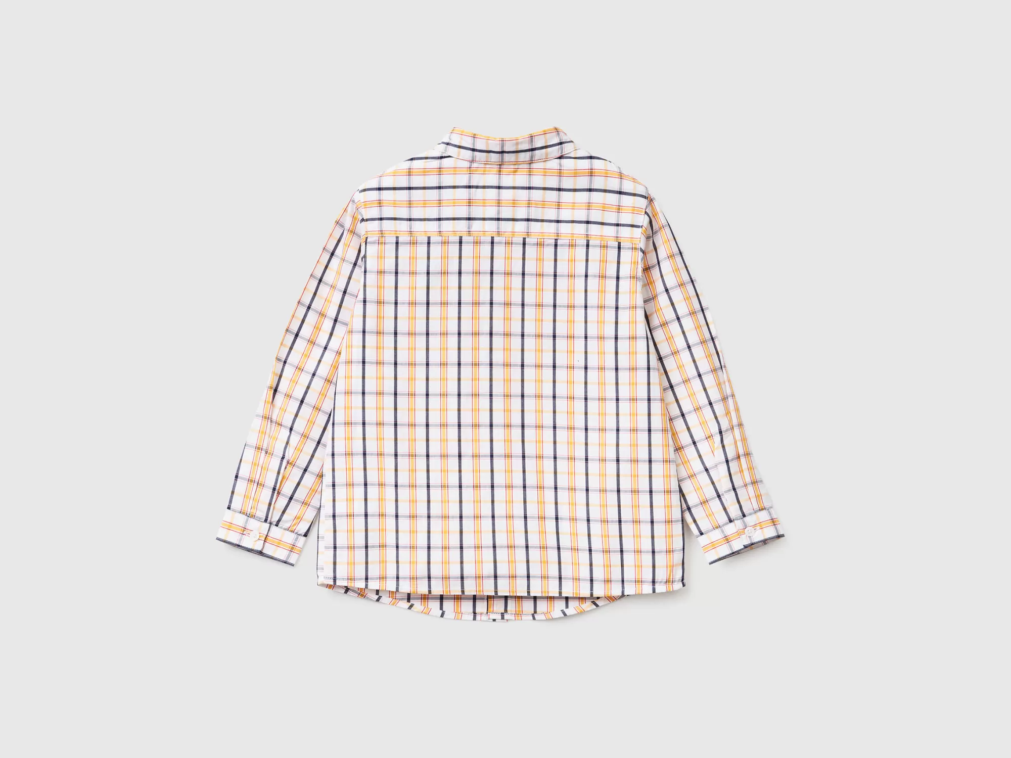 Benetton Camisa De 100 % Algodón-Niños Camisetas Y Camisas