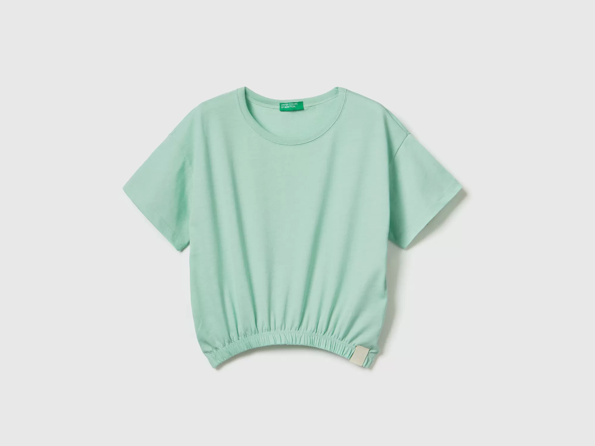 Benetton Camiseta Boxy Fit De Tejido Reciclado-Niños Camisetas Y Camisas