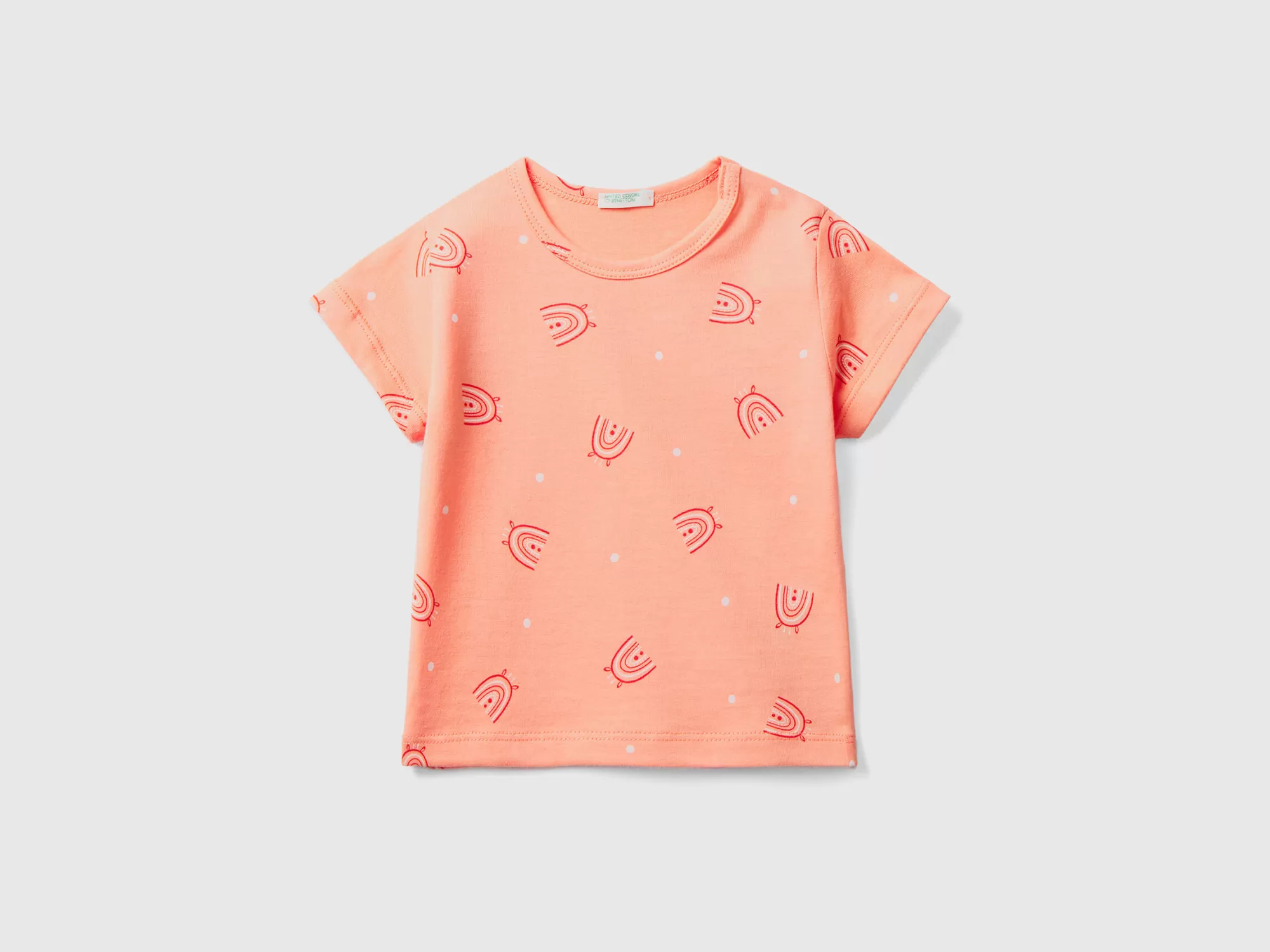 Benetton Camiseta Con Estampado-Niños Sudaderas Y Camisetas