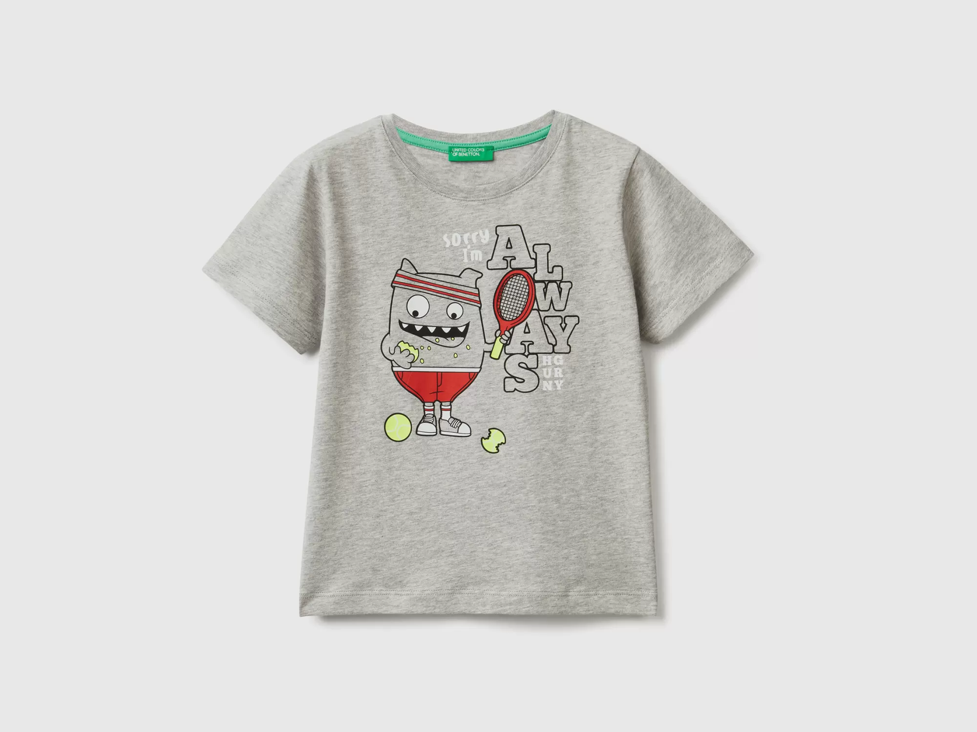 Benetton Camiseta Con Estampado De Animalitos-Niños Camisetas Y Camisas