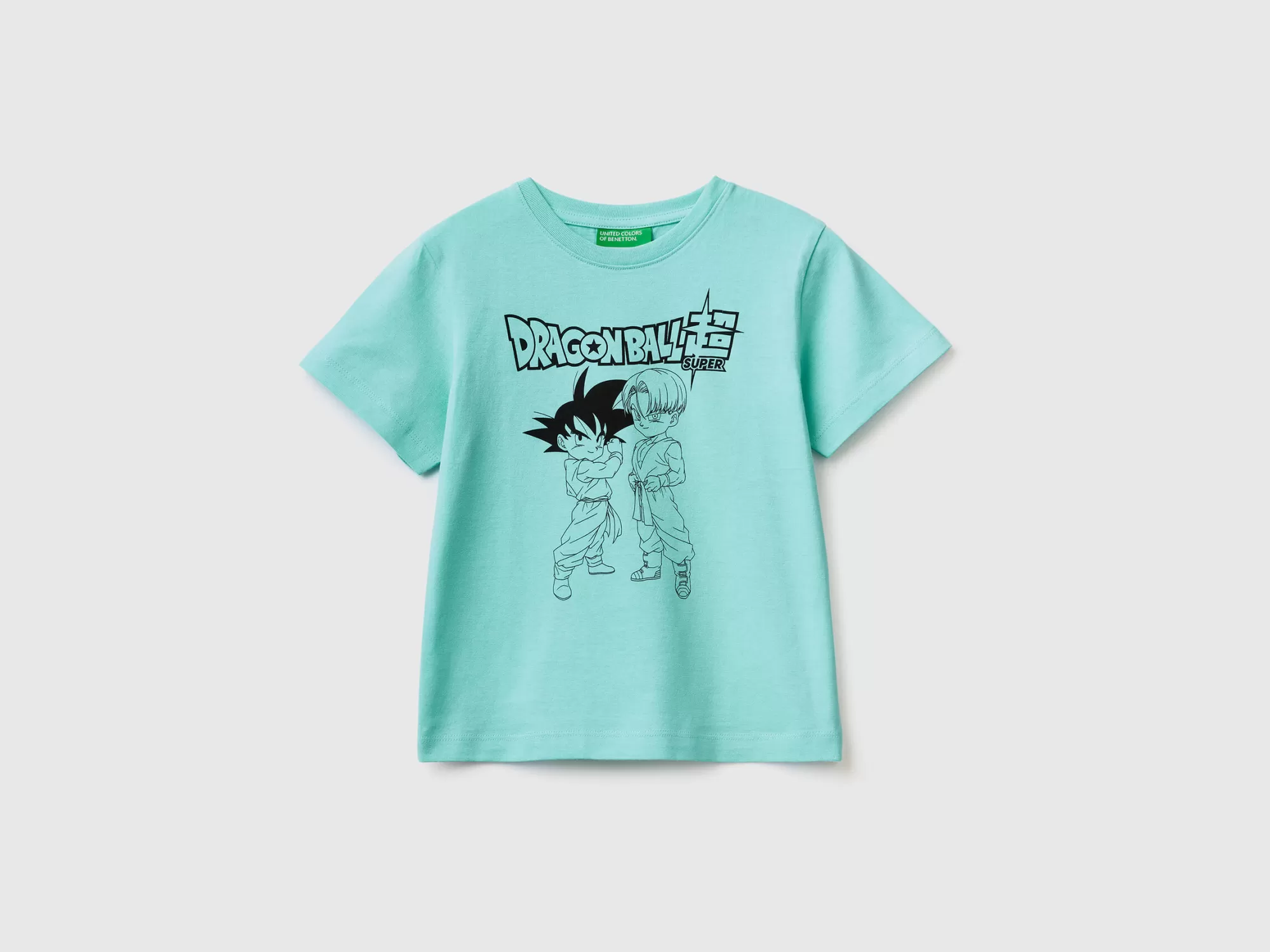 Benetton Camiseta Con Estampado De Dragon Ball-Niños Camisetas Y Camisas