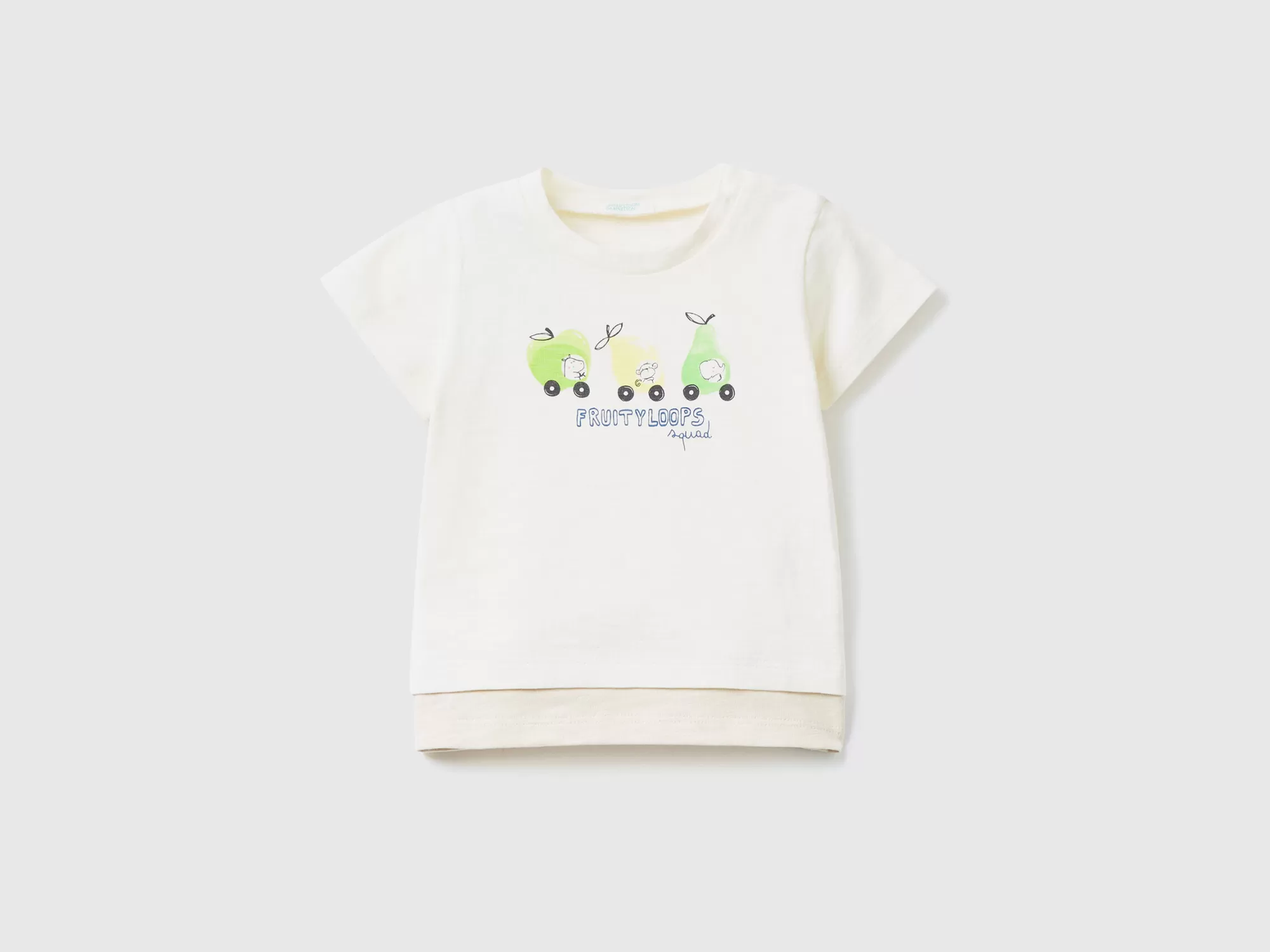 Benetton Camiseta Con Estampado De Fruta-Niños Sudaderas Y Camisetas