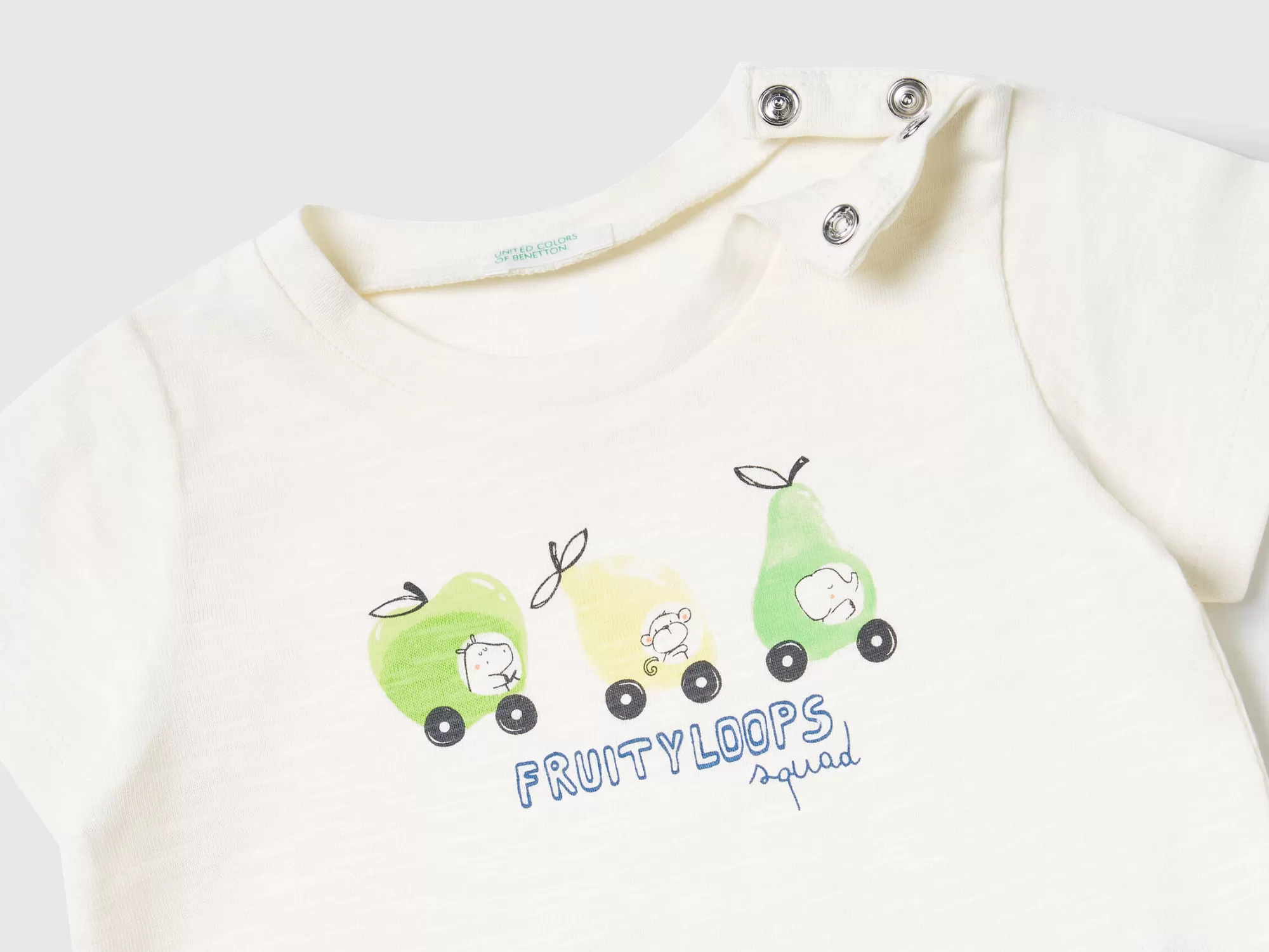 Benetton Camiseta Con Estampado De Fruta-Niños Sudaderas Y Camisetas