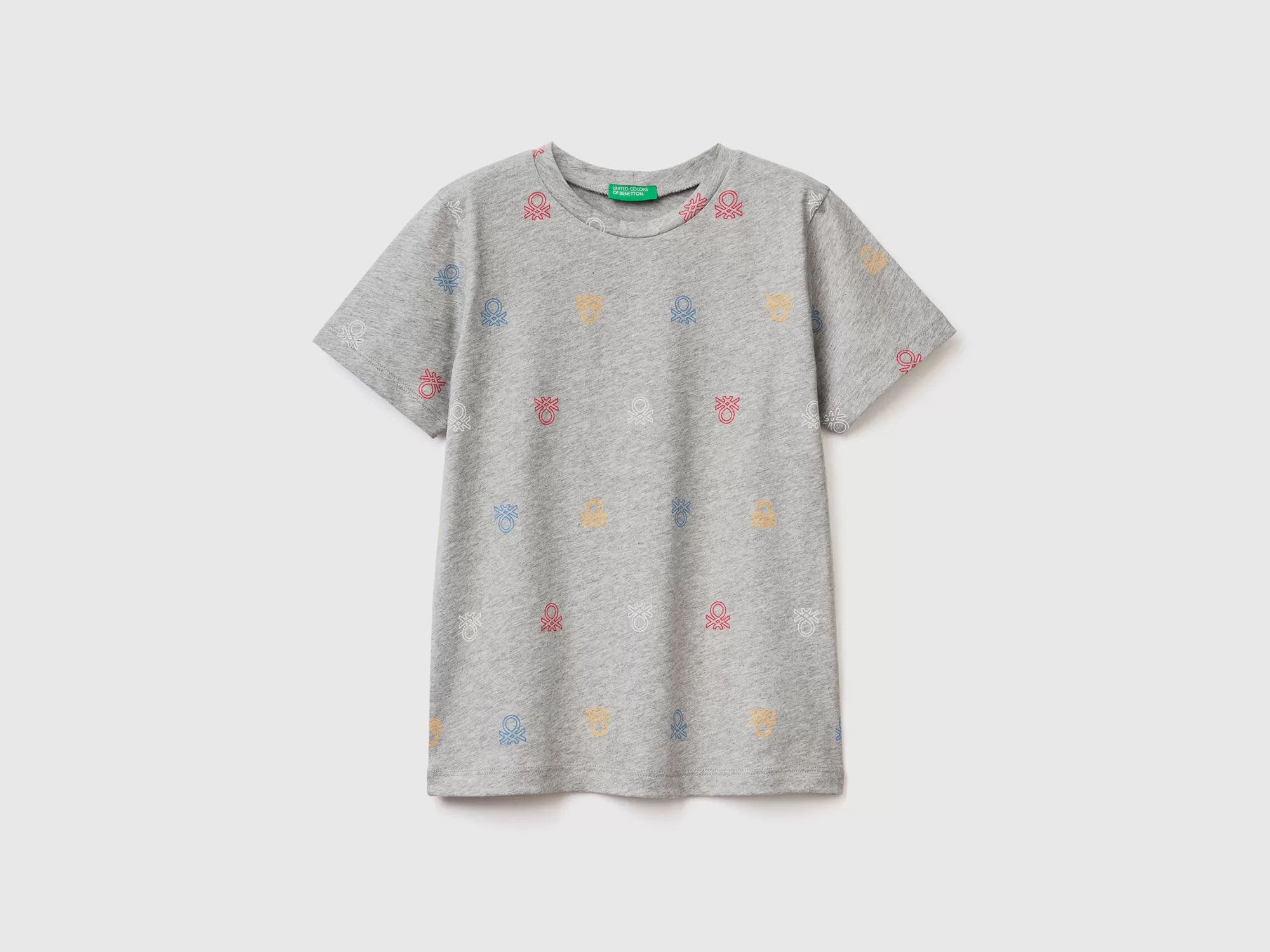 Benetton Camiseta Con Estampado De Logotipo-Niños Camisetas Y Camisas