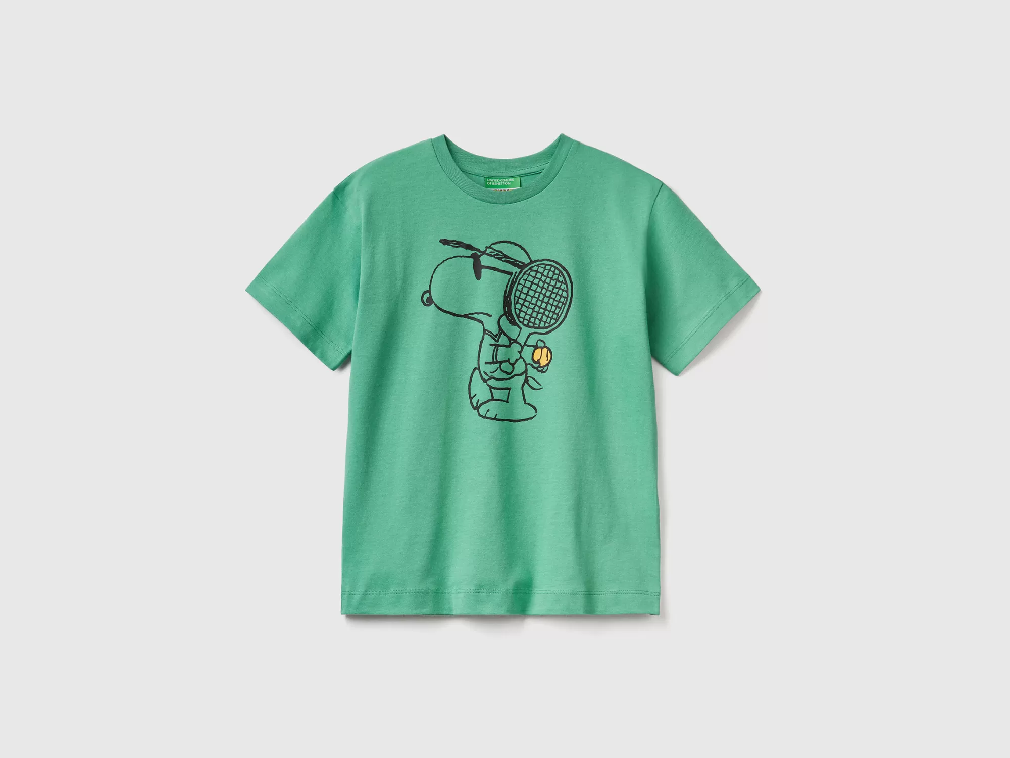 Benetton Camiseta Con Estampado De Los Peanuts-Niños Camisetas Y Camisas