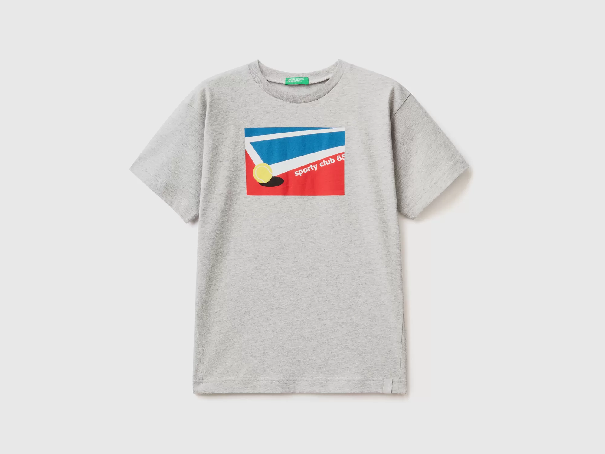 Benetton Camiseta Con Estampado De Tenis-Niños Camisetas Y Camisas