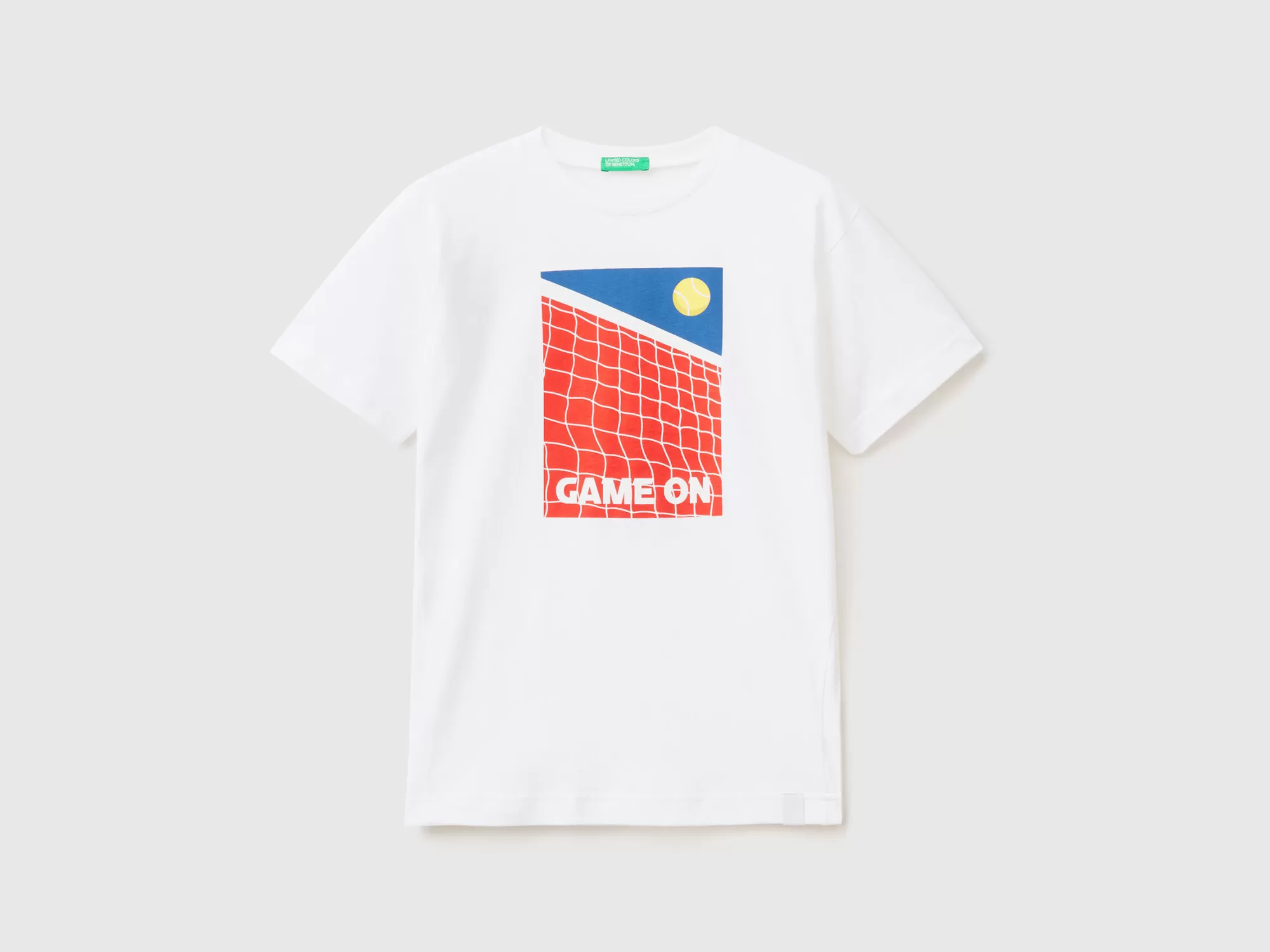 Benetton Camiseta Con Estampado De Tenis-Niños Camisetas Y Camisas