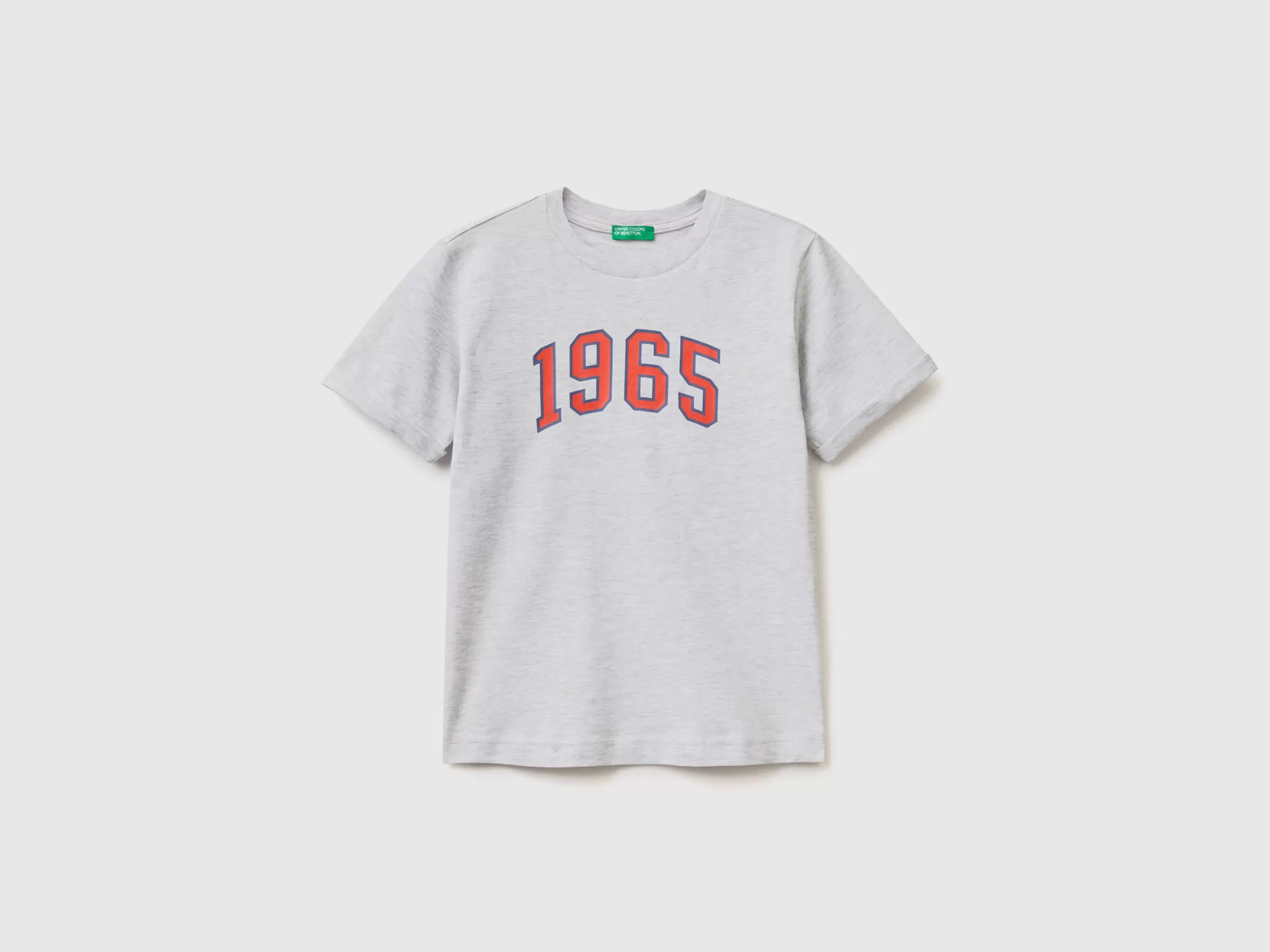 Benetton Camiseta Con Estampado De Texto-Niños Camisetas Y Camisas