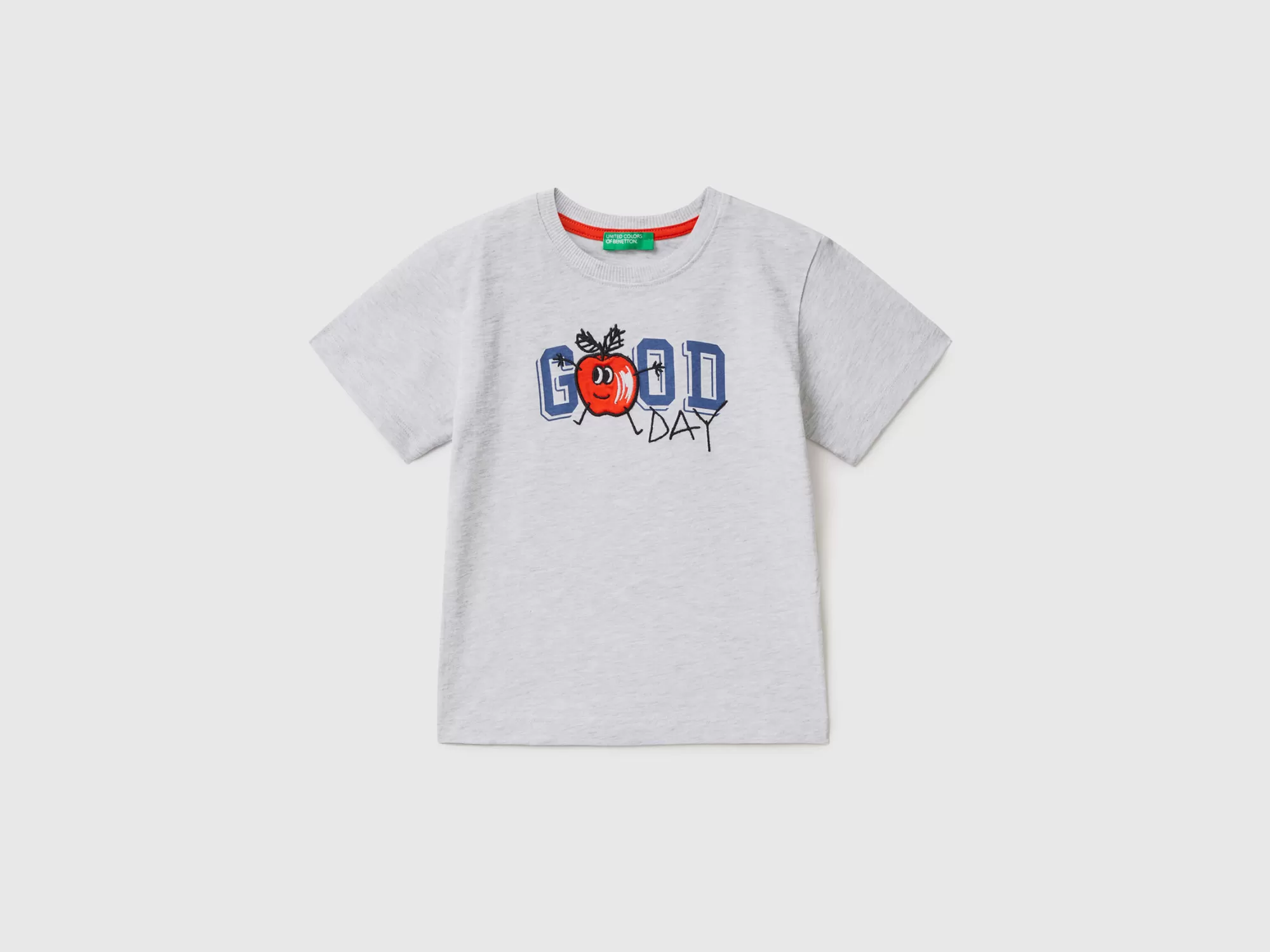 Benetton Camiseta Con Estampado Por Las Dos Caras-Niños Camisetas Y Camisas