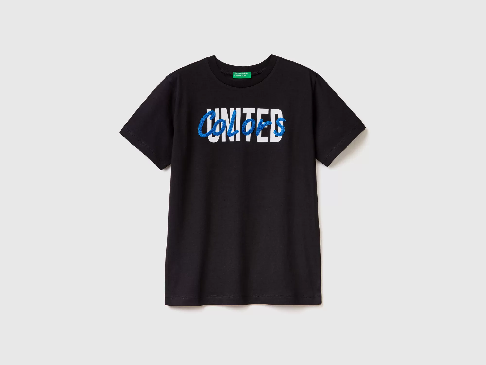 Benetton Camiseta Con Estampado Y Bordado-Niños Camisetas Y Camisas