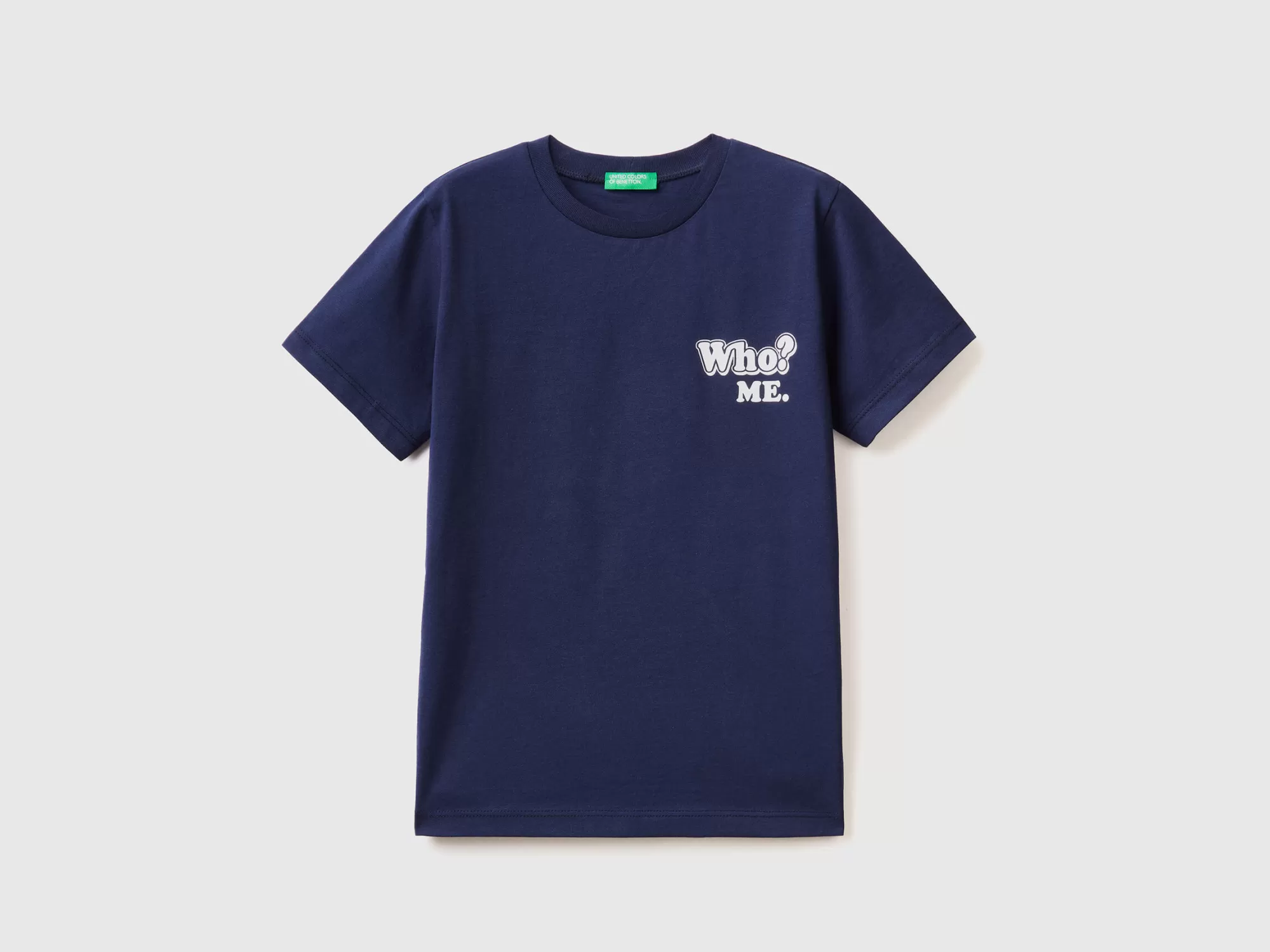 Benetton Camiseta De 100 % Algodón Con Estampado-Niños Camisetas Y Camisas