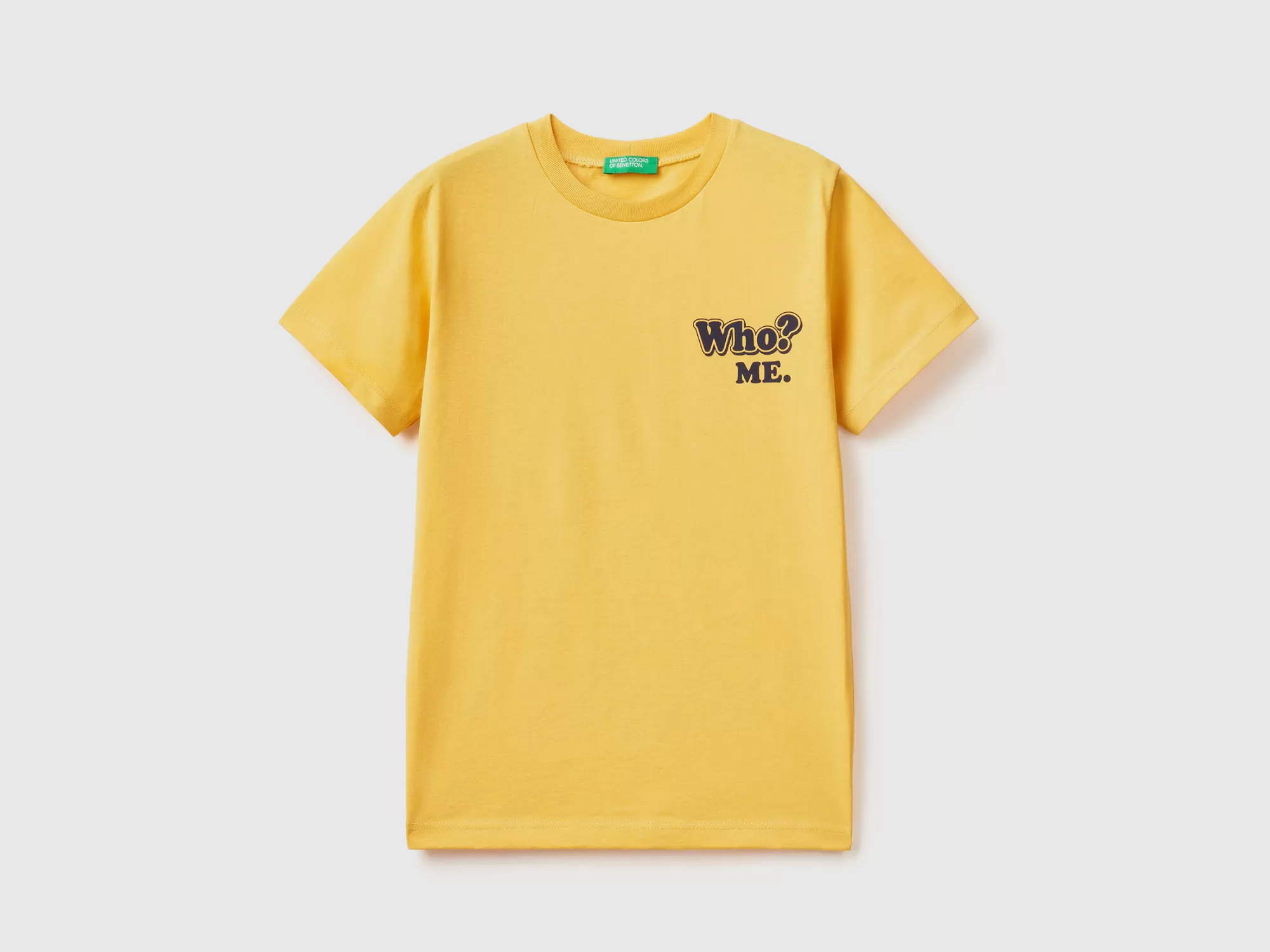 Benetton Camiseta De 100 % Algodón Con Estampado-Niños Camisetas Y Camisas