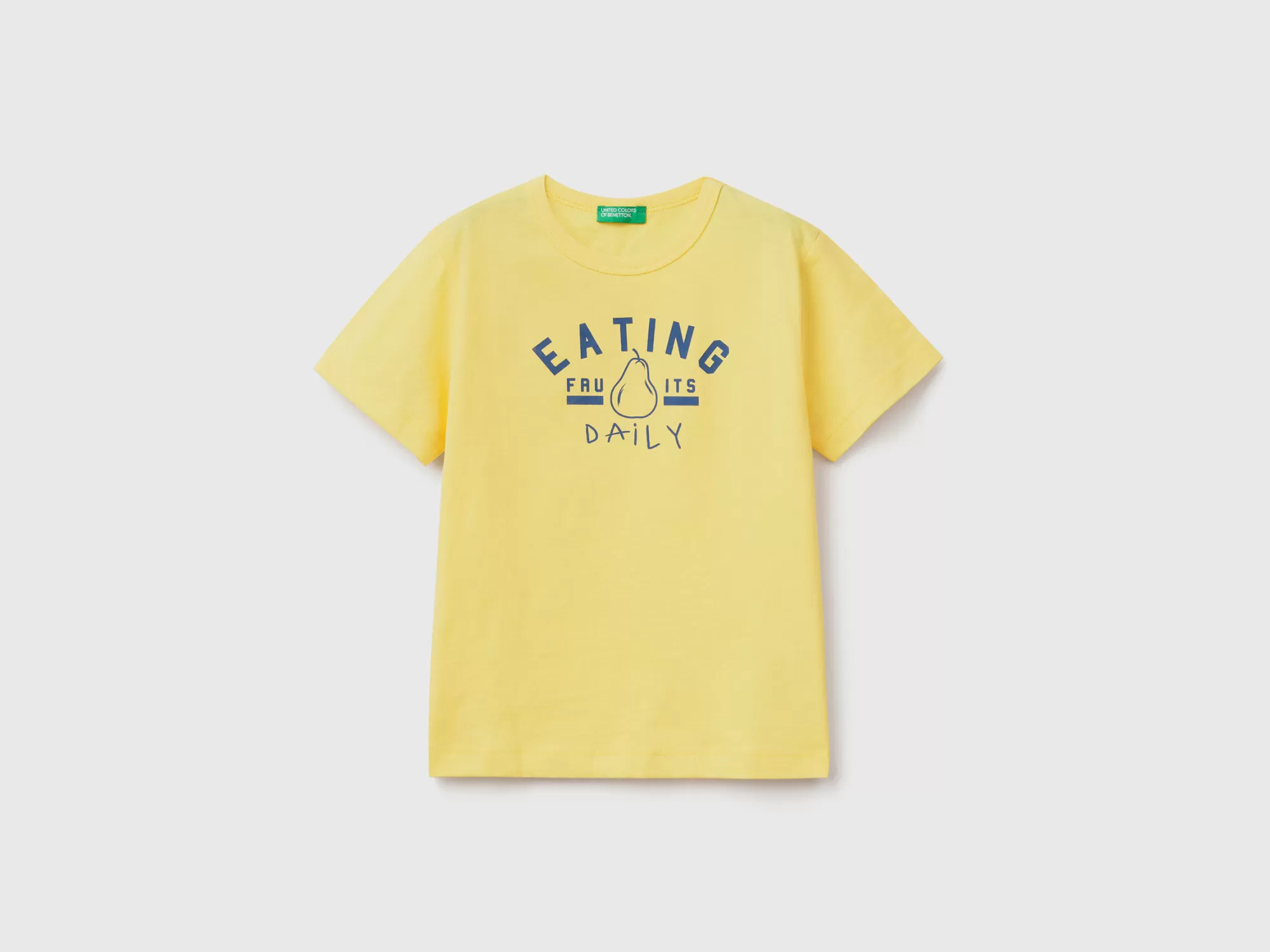 Benetton Camiseta De 100 % Algodón Con Estampado-Niños Camisetas Y Camisas