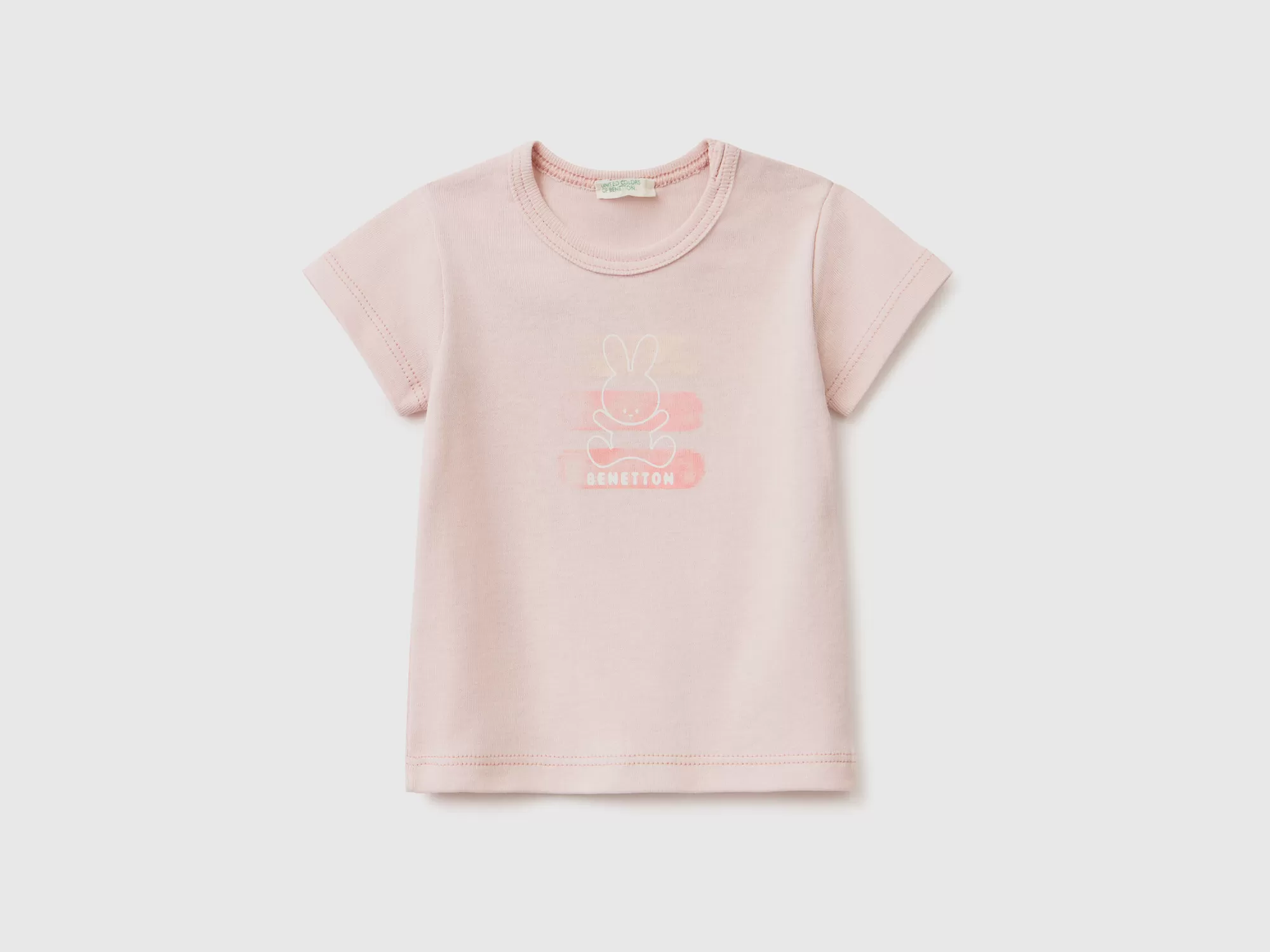 Benetton Camiseta De 100 % Algodón Organico-Niños Vestidos De Algodón Organico