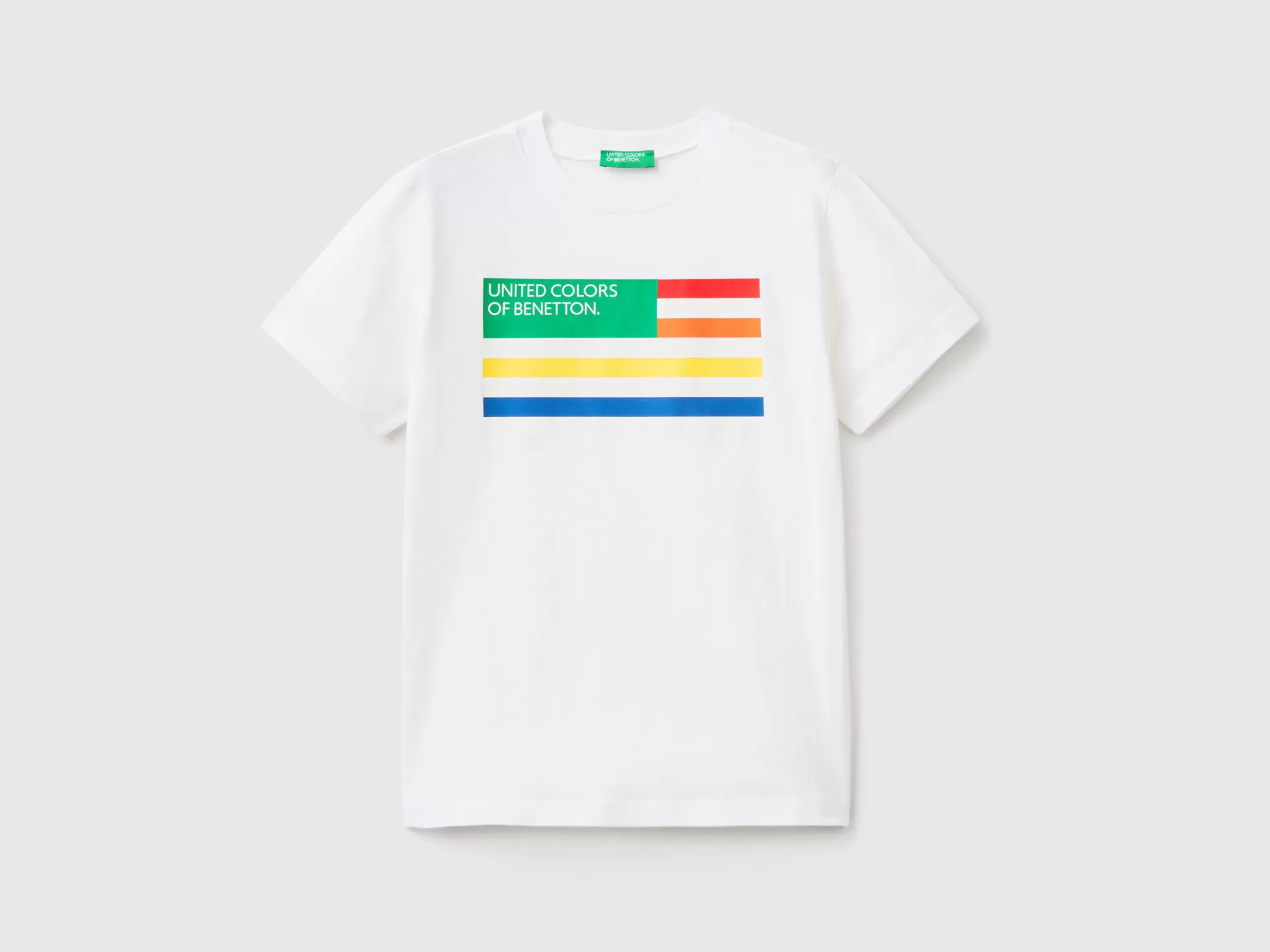 Benetton Camiseta De 100 % Algodón Organico-Niños Camisetas Y Camisas