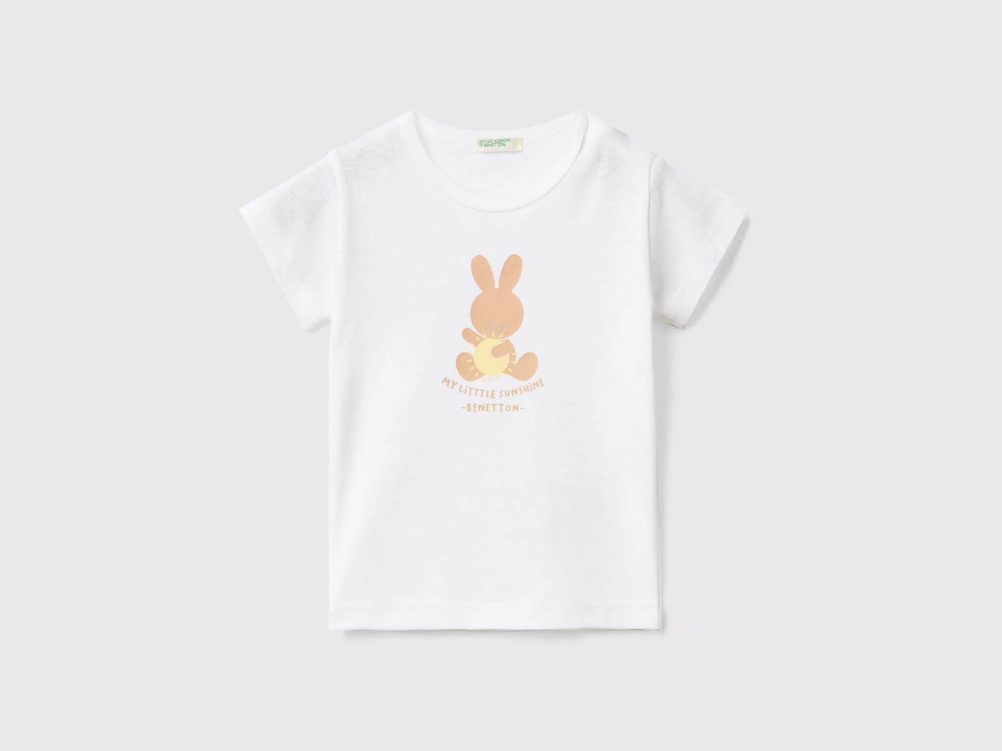 Benetton Camiseta De 100 % Algodón Organico-Niños Vestidos De Algodón Organico