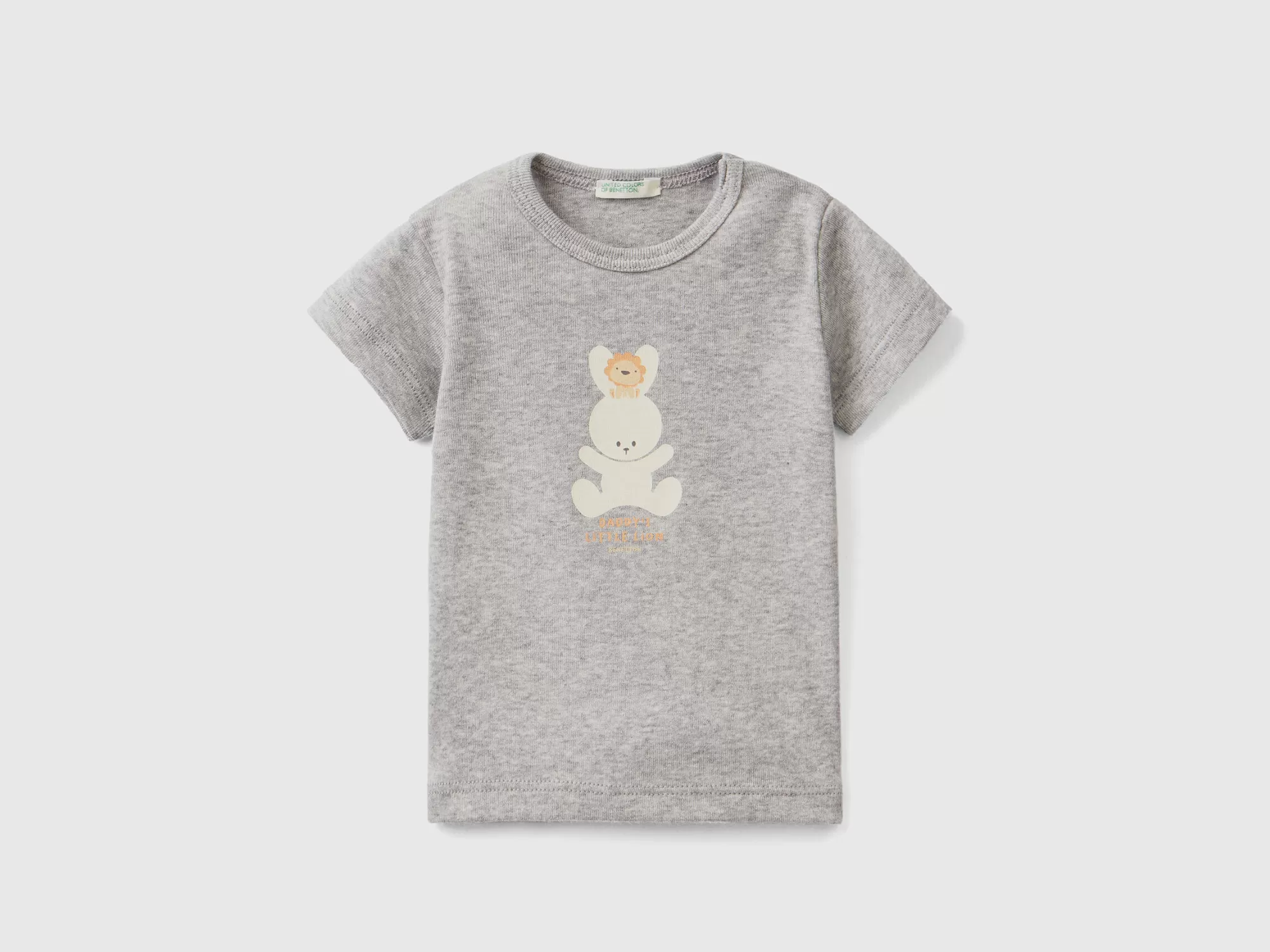 Benetton Camiseta De 100 % Algodón Organico-Niños Vestidos De Algodón Organico