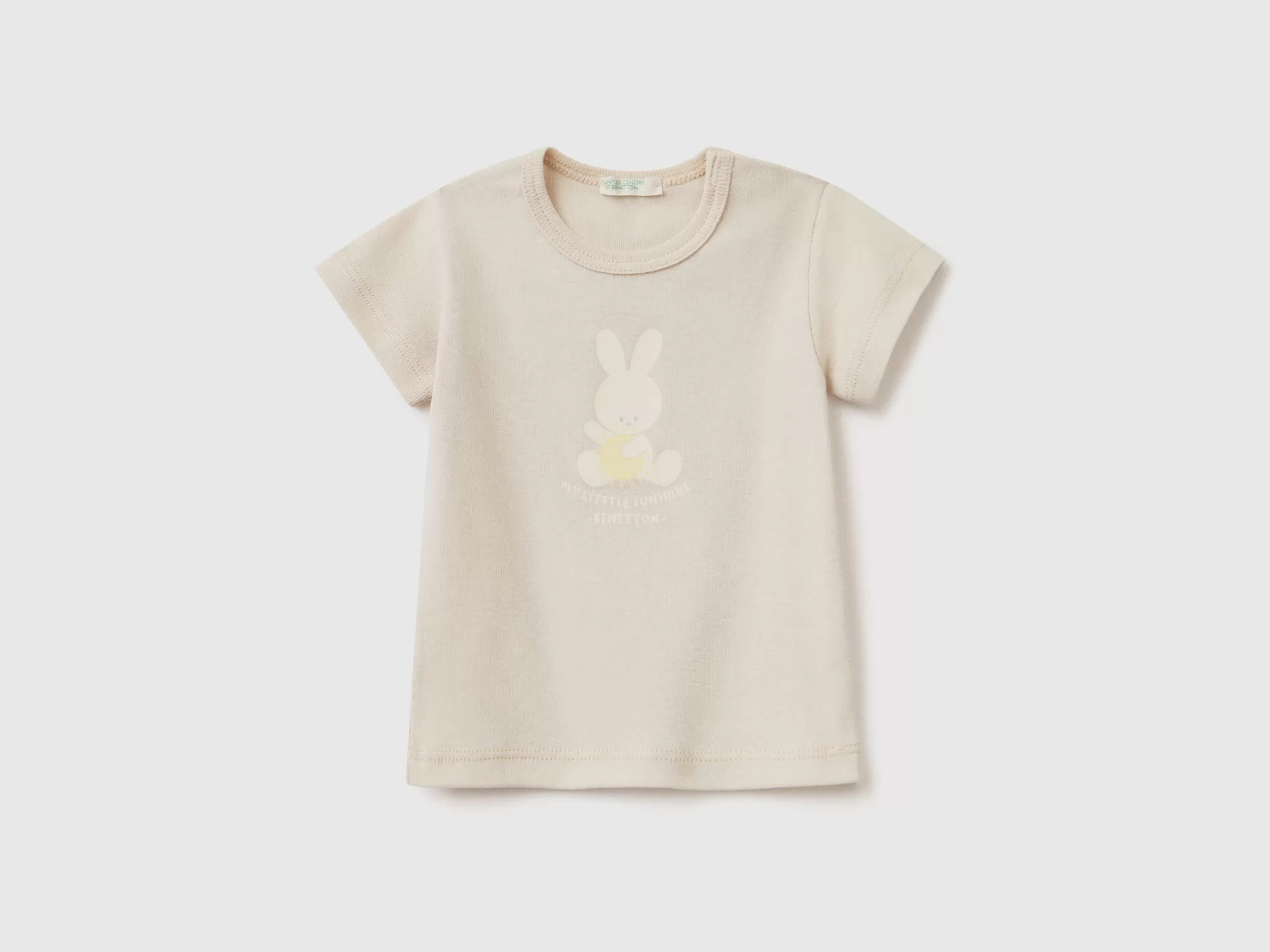 Benetton Camiseta De 100 % Algodón Organico-Niños Vestidos De Algodón Organico