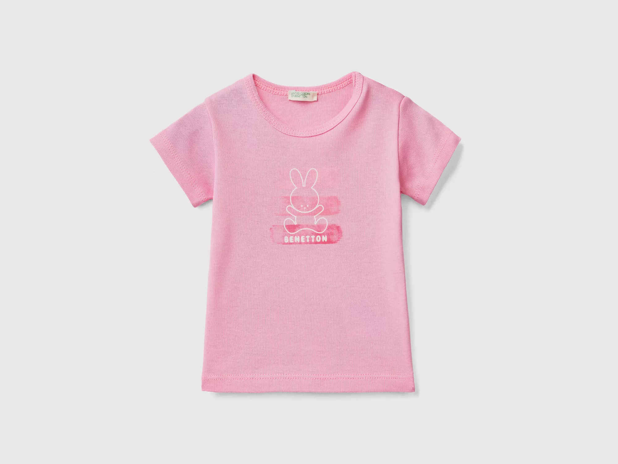 Benetton Camiseta De 100 % Algodón Organico-Niños Vestidos De Algodón Organico