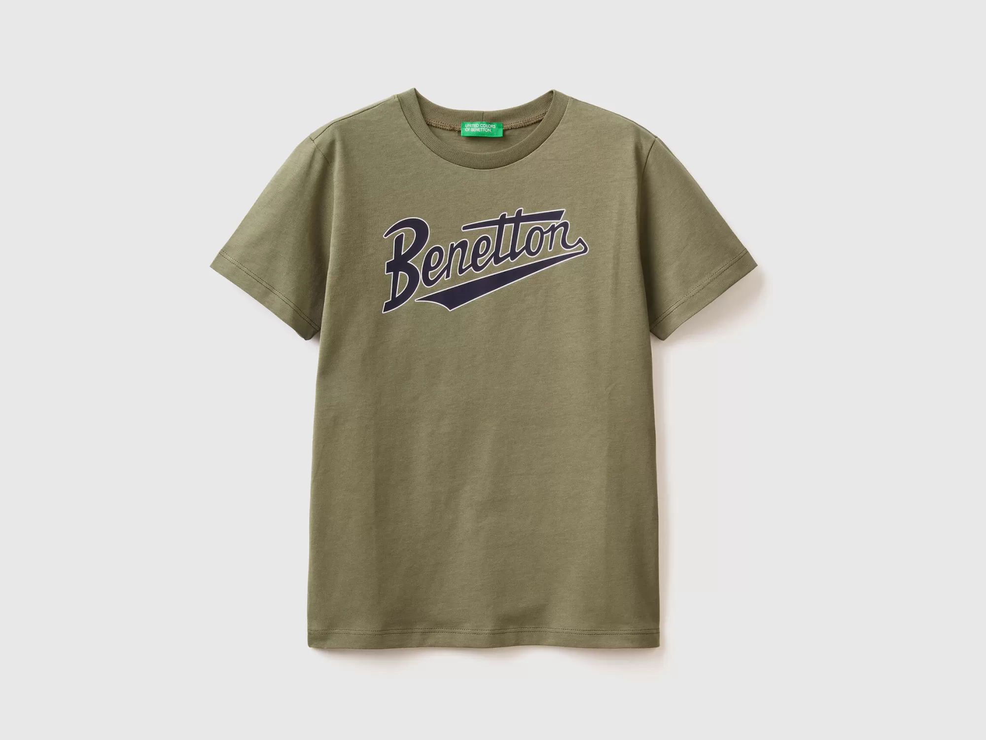 Benetton Camiseta De 100 % Algodón Organico-Niños Camisetas Y Camisas