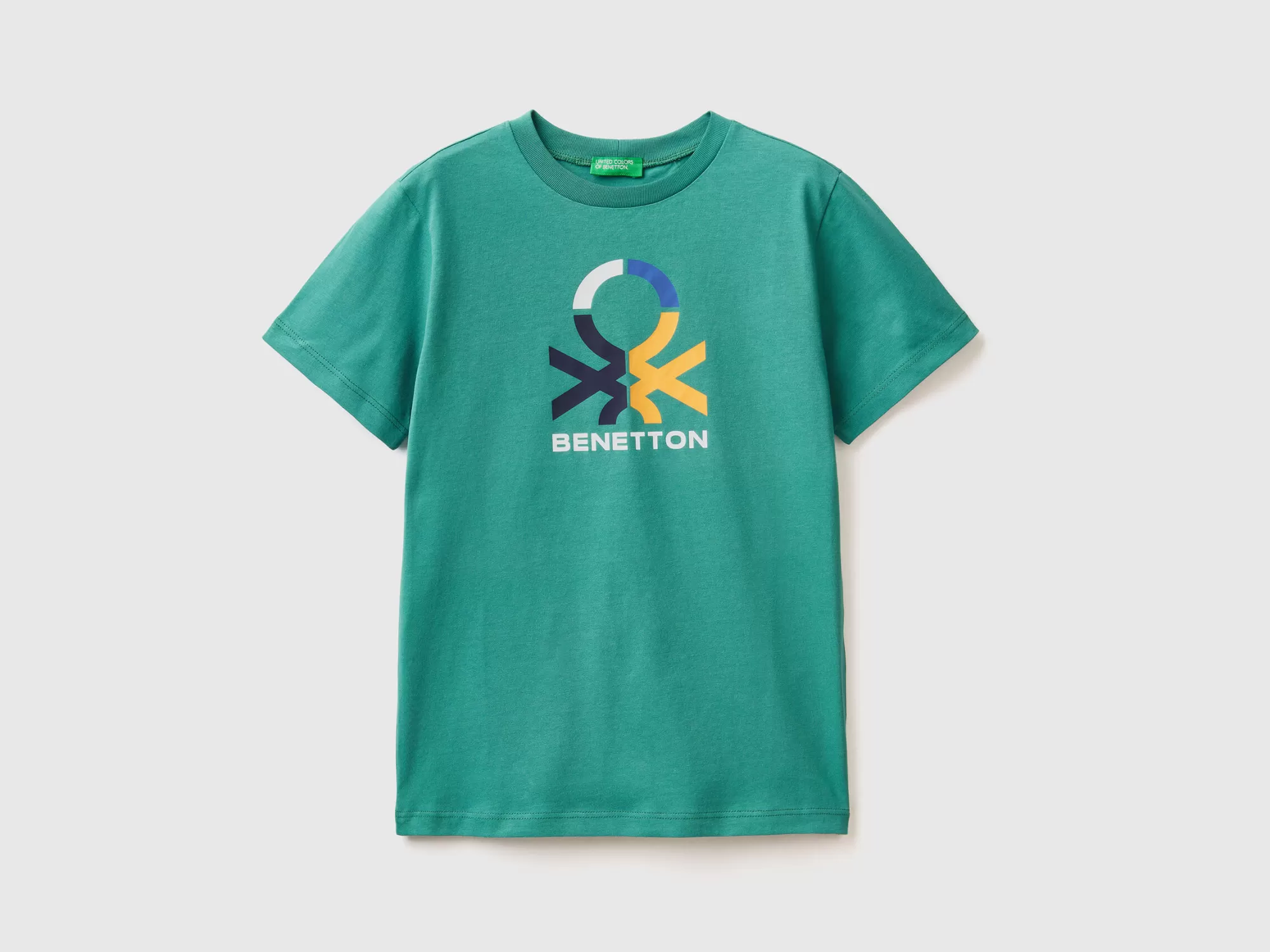 Benetton Camiseta De 100 % Algodón Organico-Niños Camisetas Y Camisas