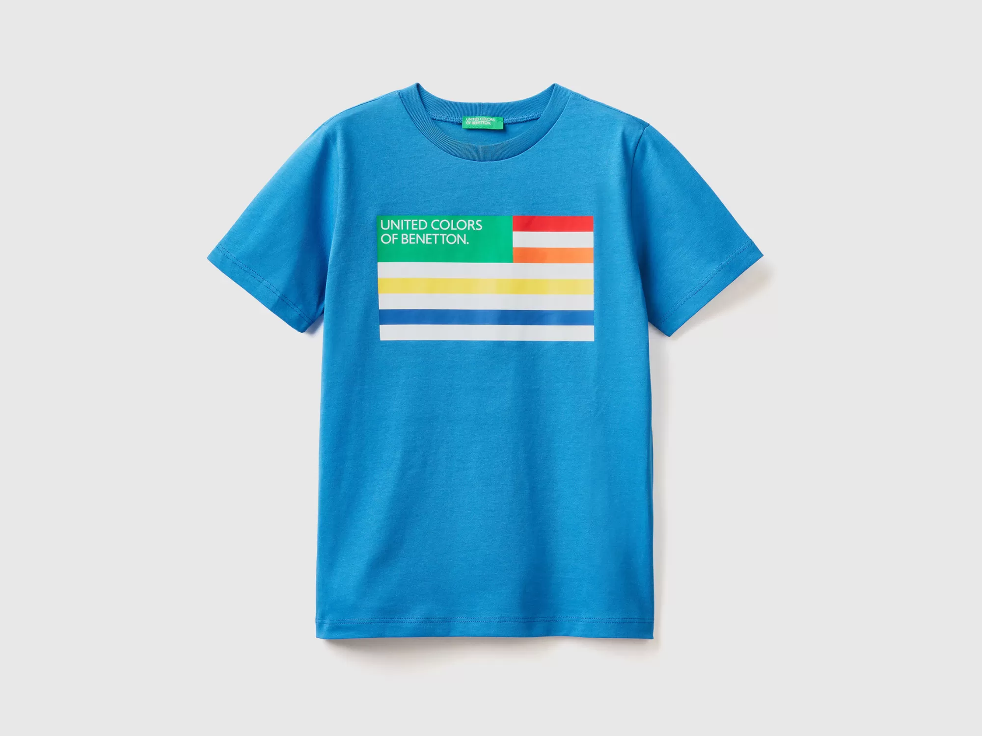 Benetton Camiseta De 100 % Algodón Organico-Niños Camisetas Y Camisas