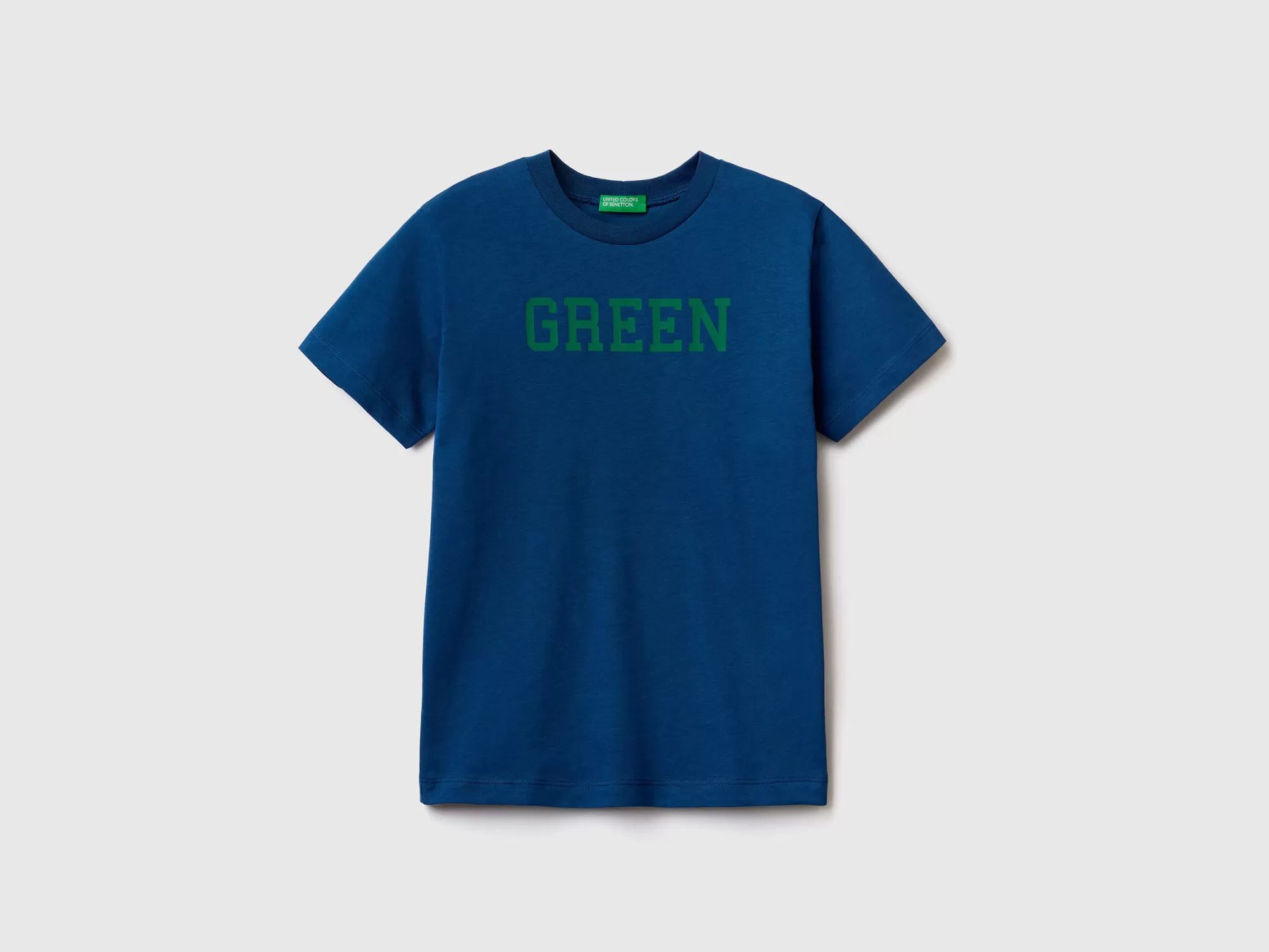 Benetton Camiseta De Algodón Con Estampado-Niños Camisetas Y Camisas