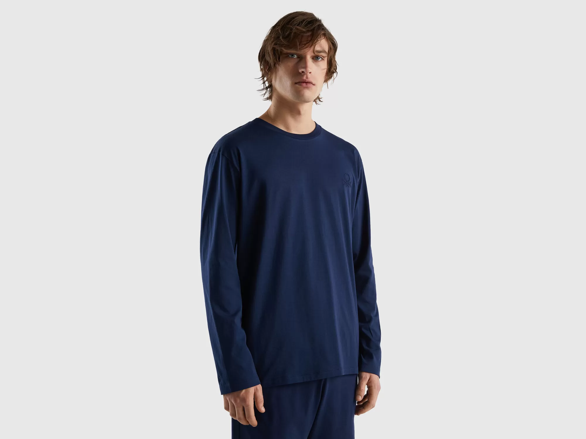 Benetton Camiseta De Algodón Ligero-Hombre Ropa Interior Y Pijamas