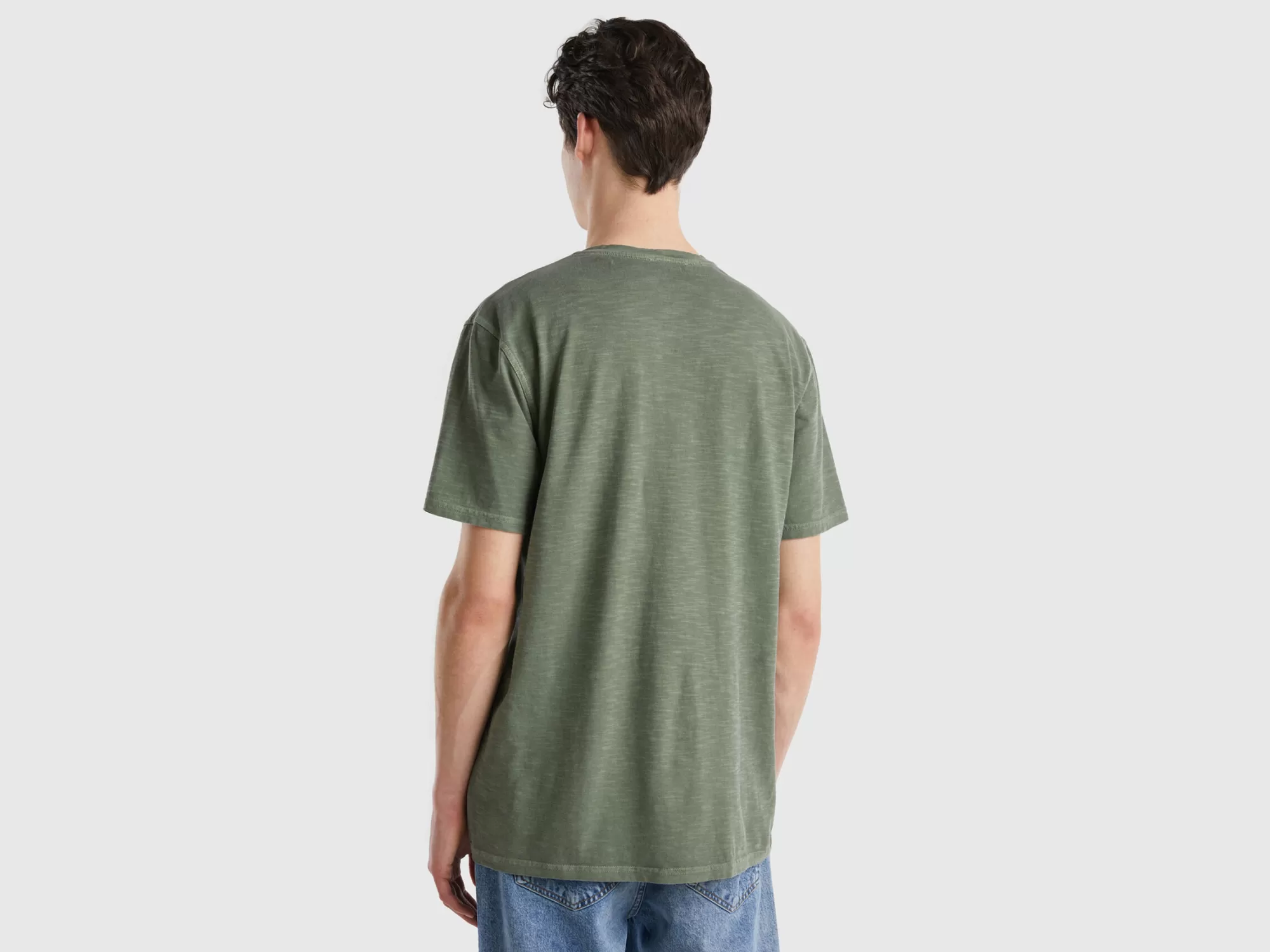 Benetton Camiseta De Algodón Ligero-Hombre Camisetas