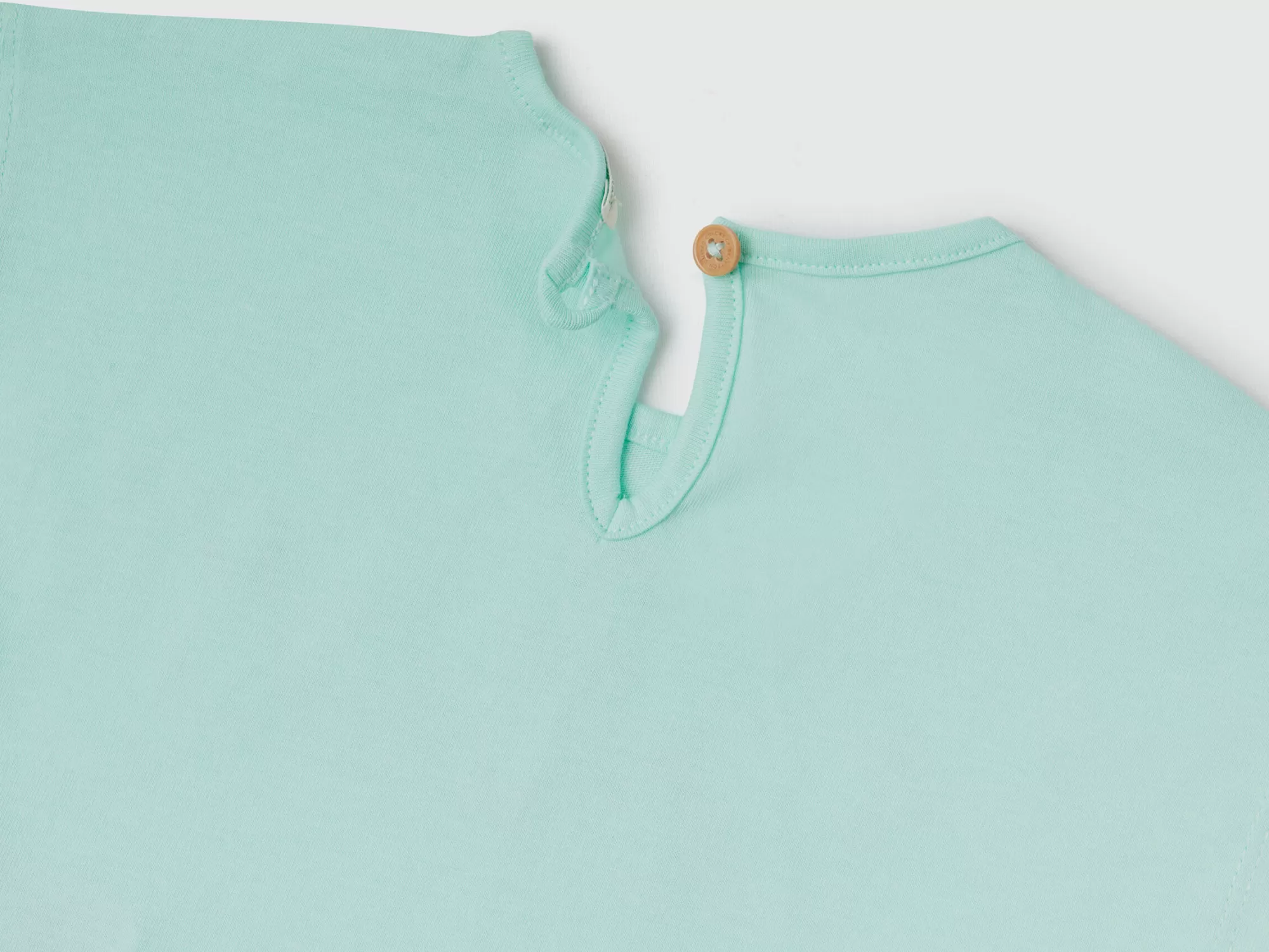 Benetton Camiseta De Algodón Organico Con Estampado-Niños Sudaderas Y Camisetas