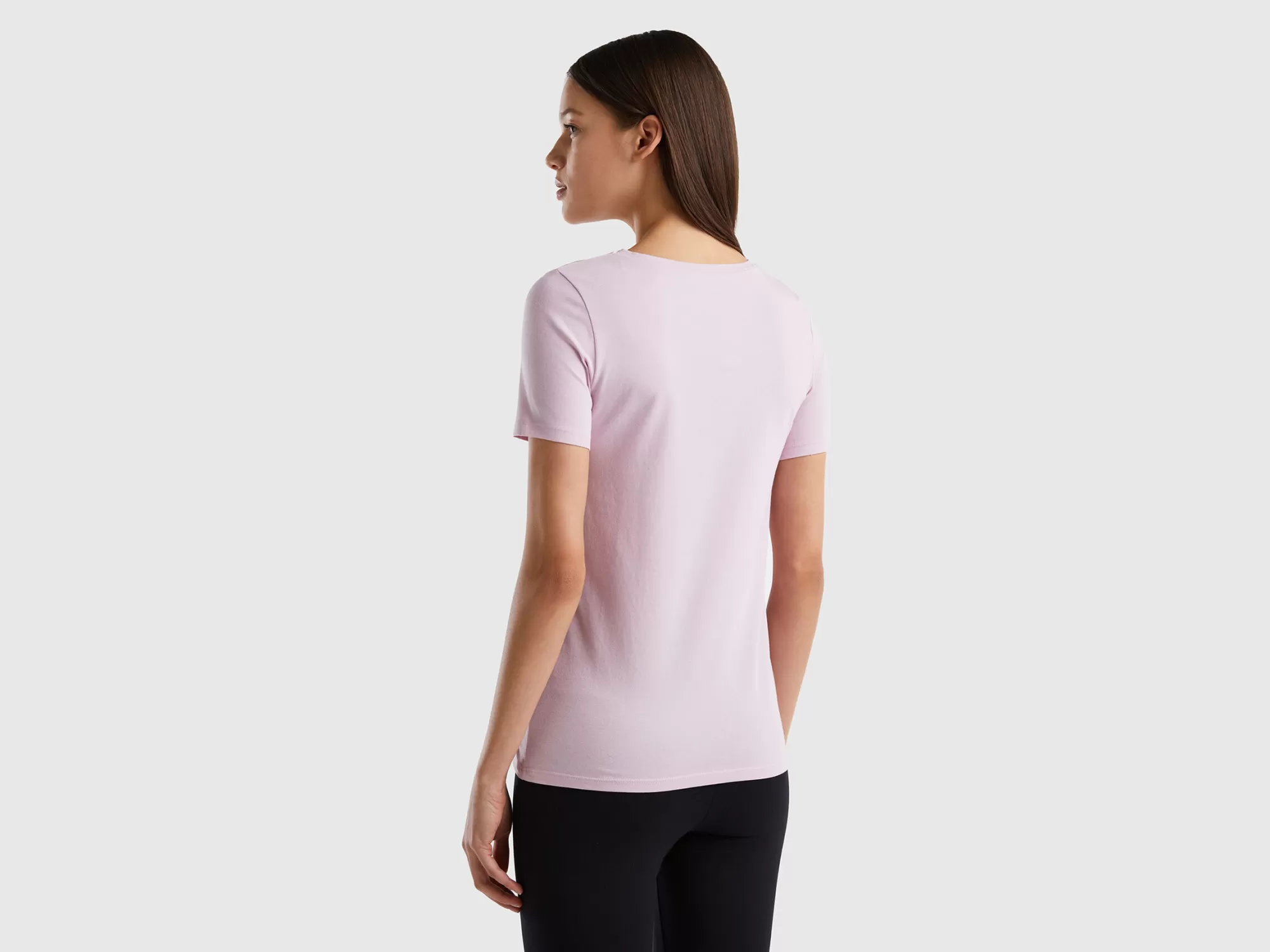 Benetton Camiseta De Algodón Organico Super Stretch-Mujer Ropa Interior Y Pijamas