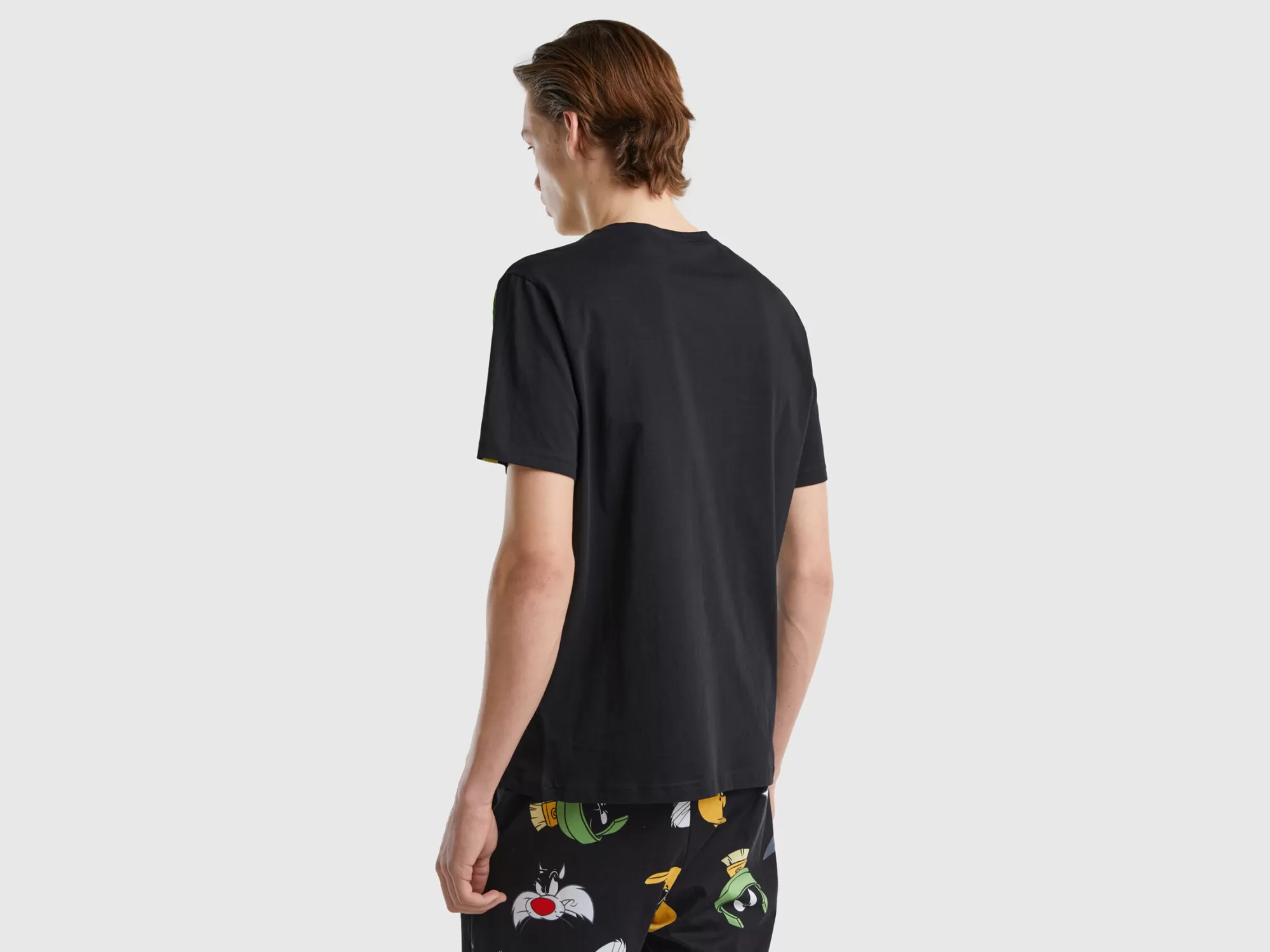 Benetton Camiseta De Cuello Redondo De Los Looney Tunes-Hombre Ropa Interior Y Pijamas