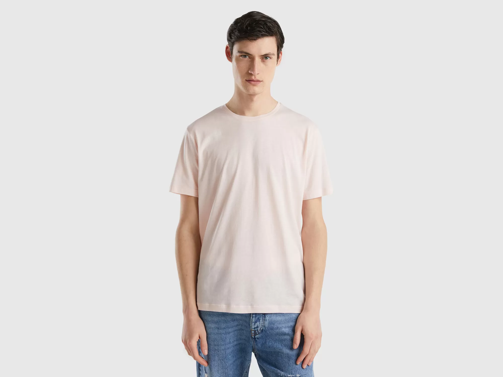 Benetton Camiseta De Punto Fino-Hombre Camisetas