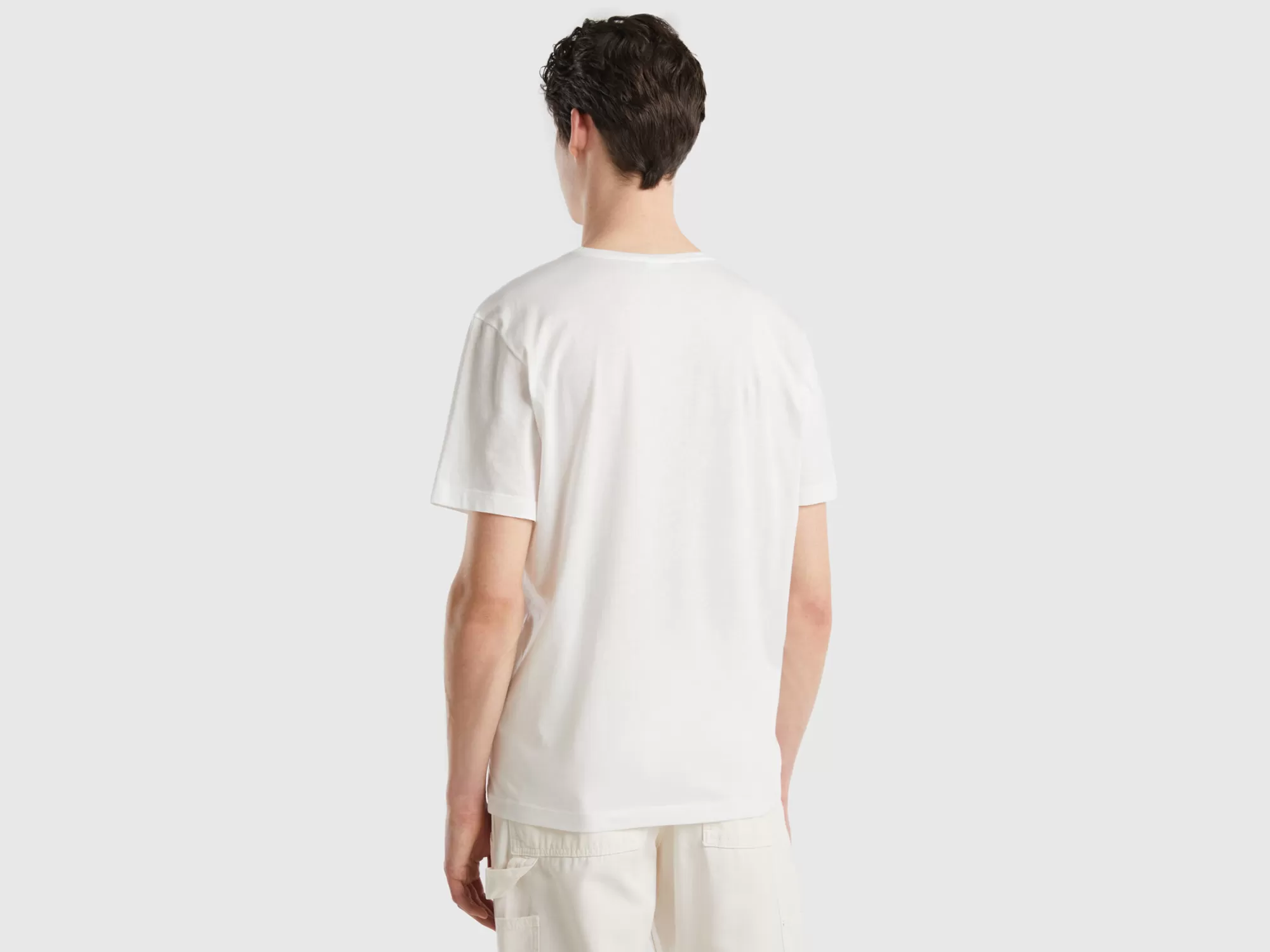 Benetton Camiseta De Punto Fino-Hombre Camisetas