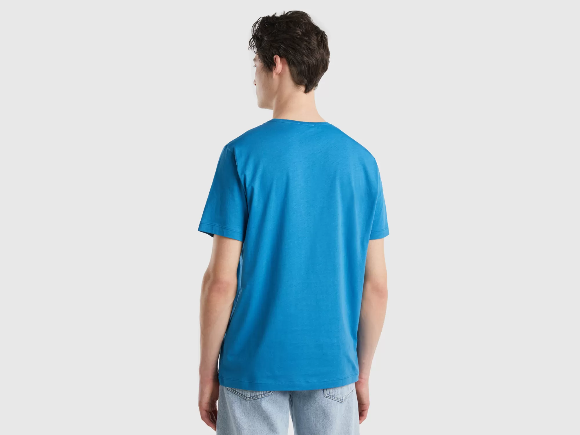 Benetton Camiseta De Punto Fino-Hombre Camisetas